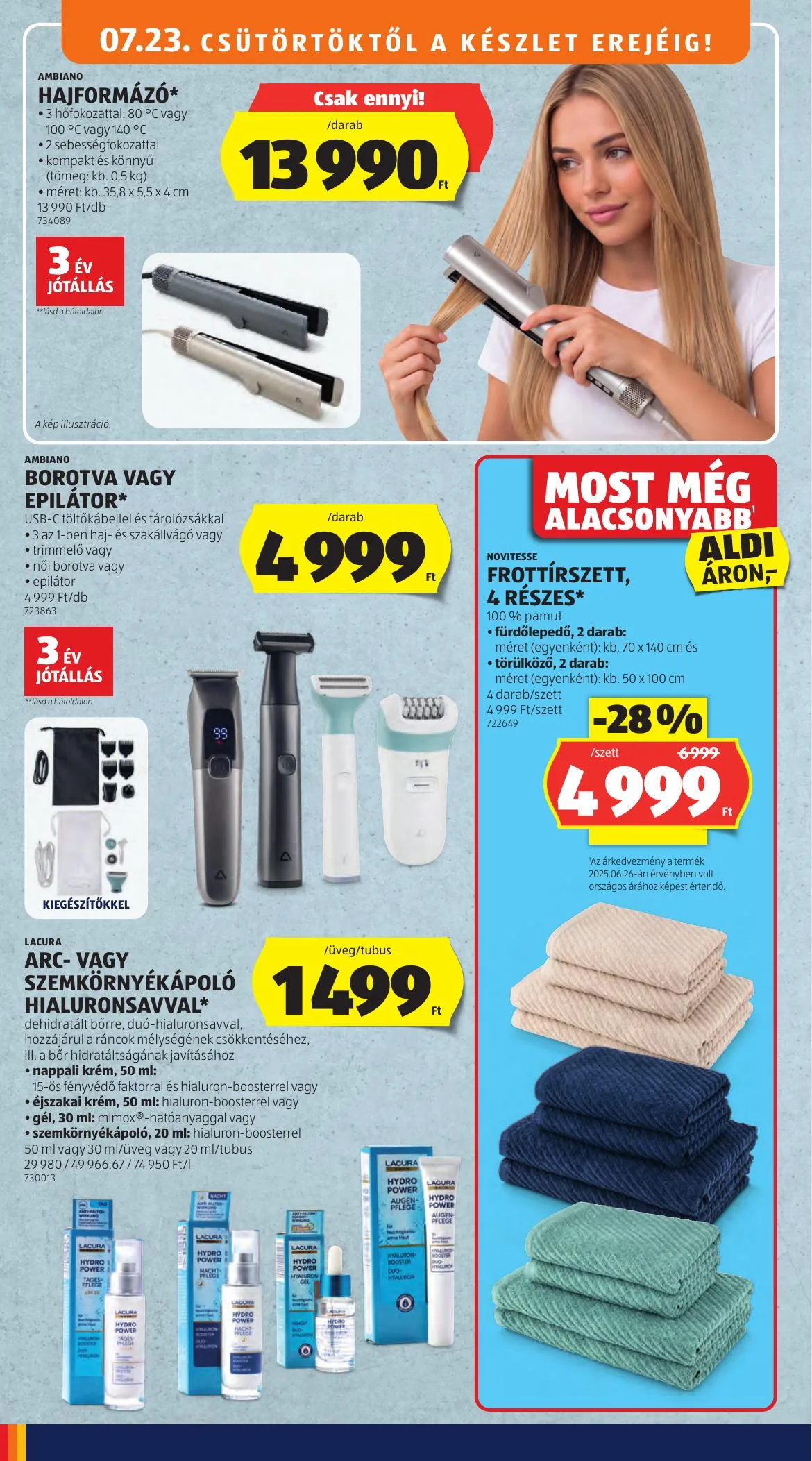 Aldi akciós újság Kozepso sor 07.23–07.23 – 8. oldal