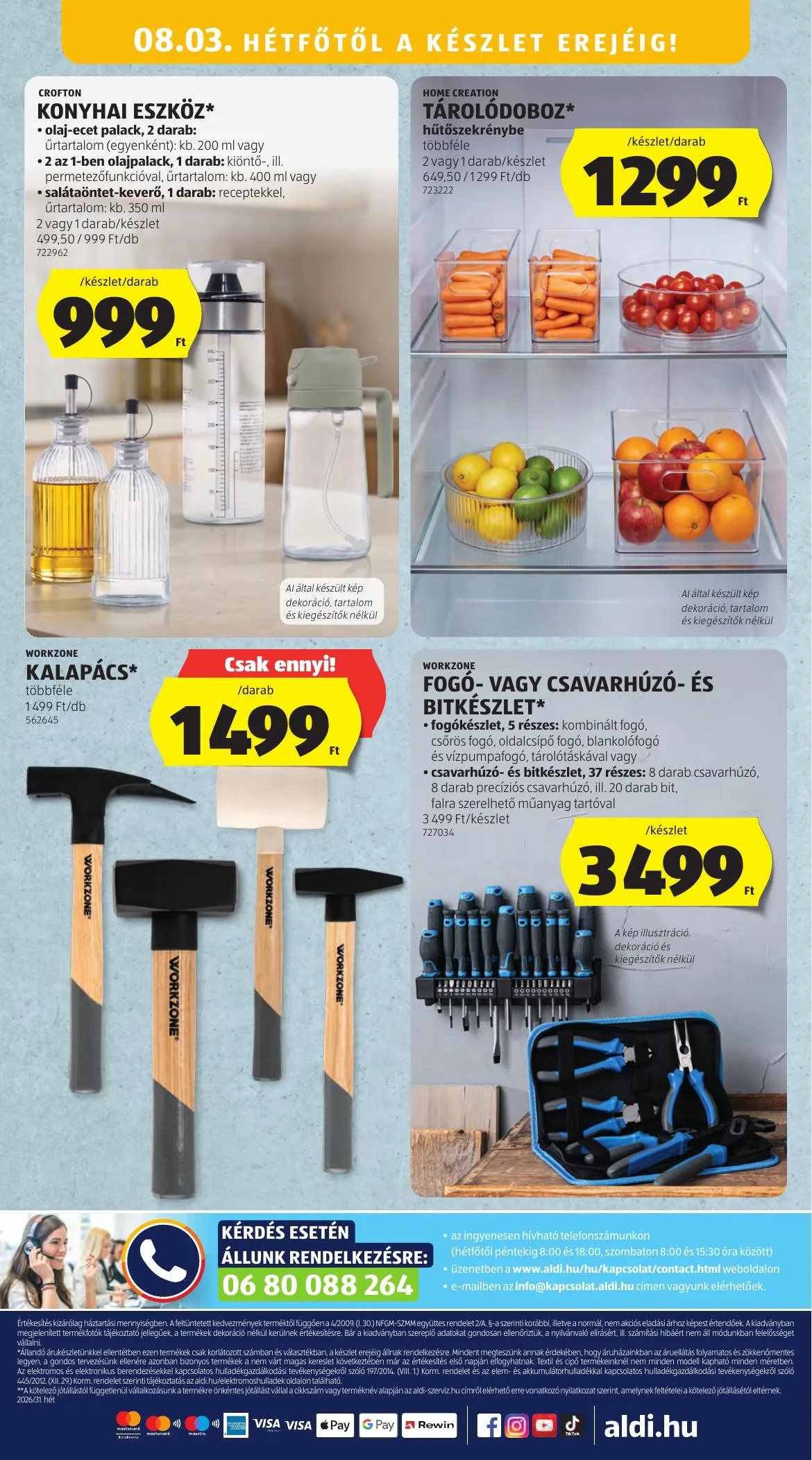 Aldi akciós újság Kozepso sor 07.30–07.30 – 16. oldal