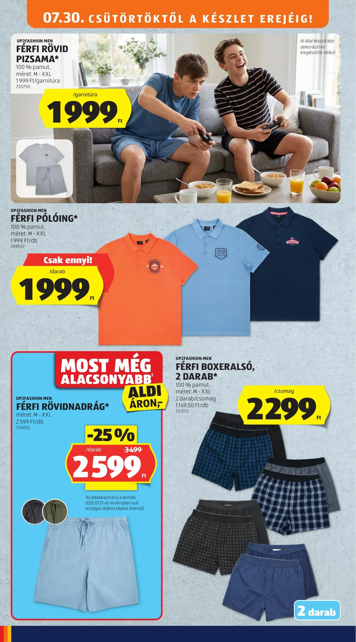 Aldi akciós újság Kozepso sor 07.30–07.30 – 4. oldal