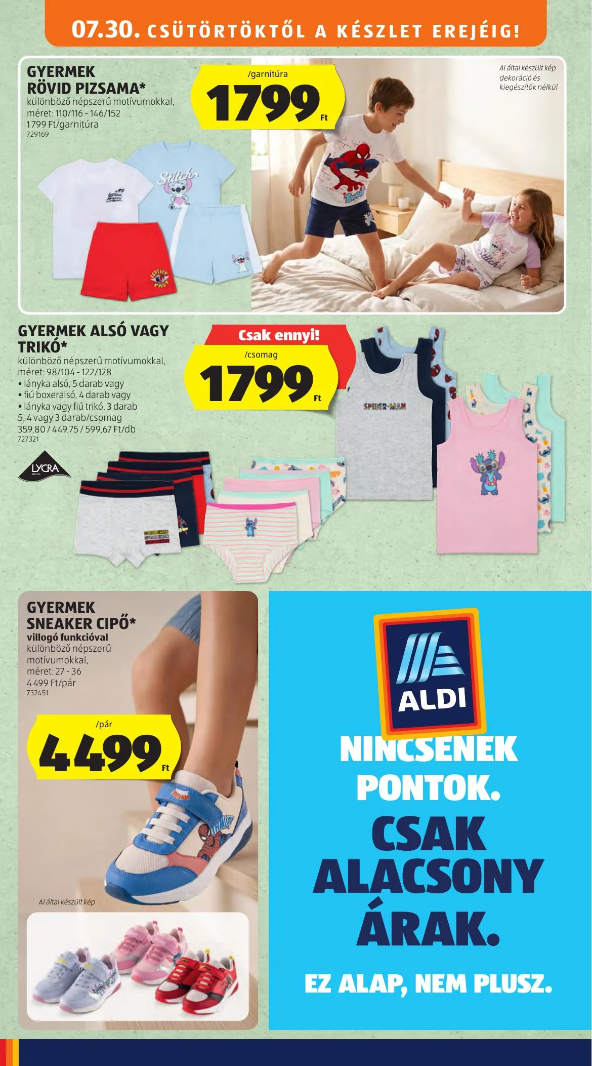 Aldi akciós újság Kozepso sor 07.30–07.30 – 6. oldal