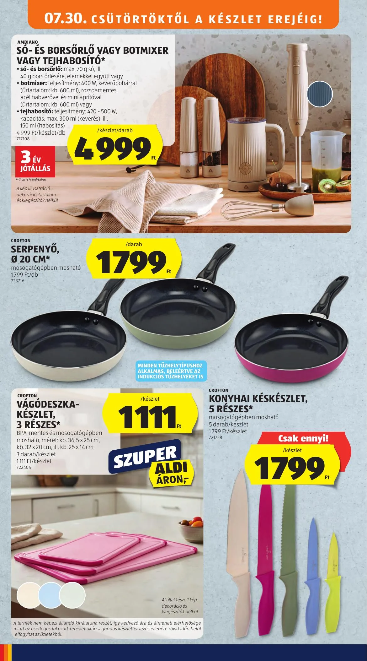 Aldi akciós újság Kozepso sor 07.30–07.30 – 8. oldal