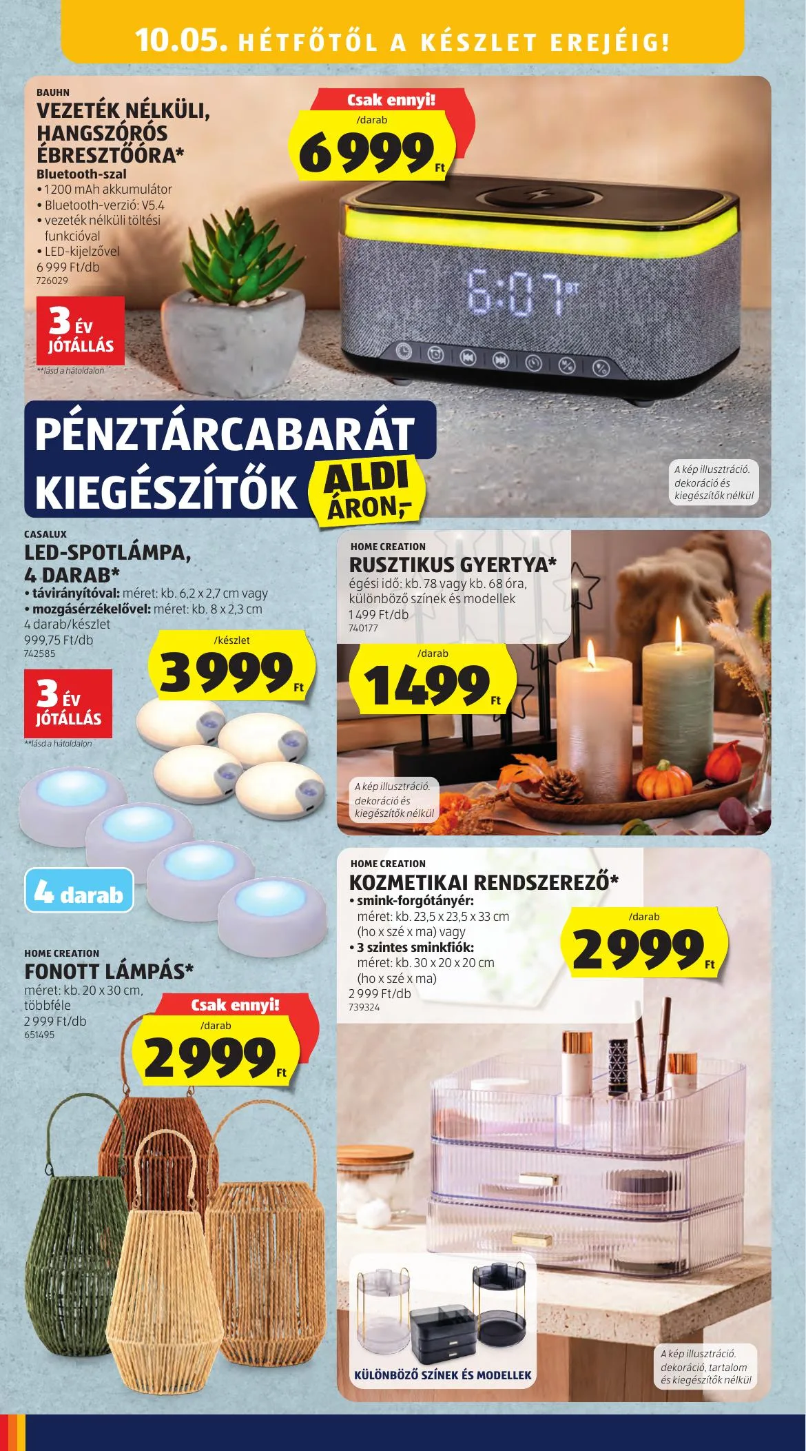 Aldi akciós újság Kozepso sor 10.01–10.07 – 12. oldal
