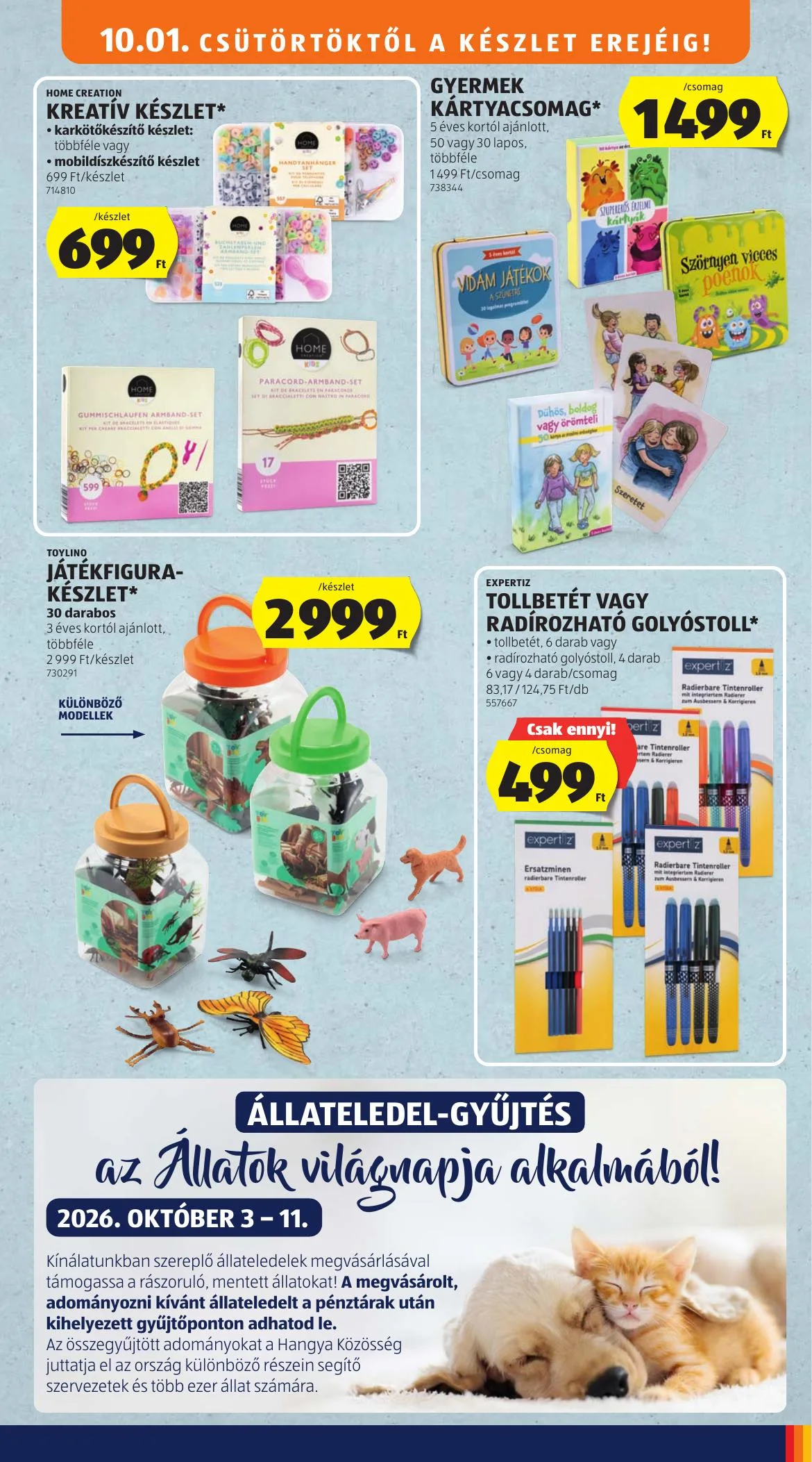 Aldi akciós újság Kozepso sor 10.01–10.07 – 9. oldal