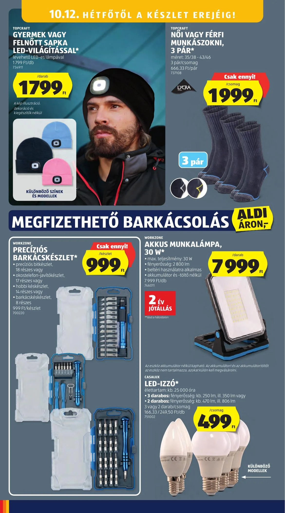 Aldi akciós újság Kozepso sor 10.08–10.14 – 10. oldal