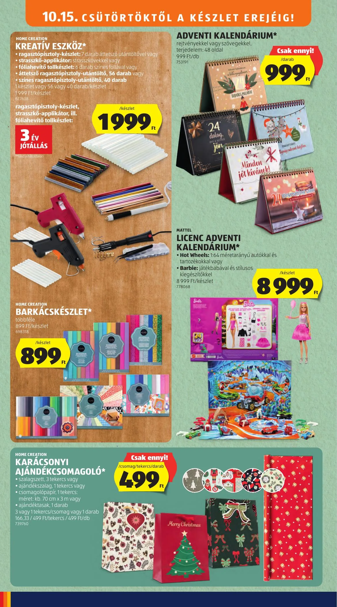 Aldi akciós újság Kozepso sor 10.15–10.21 – 6. oldal