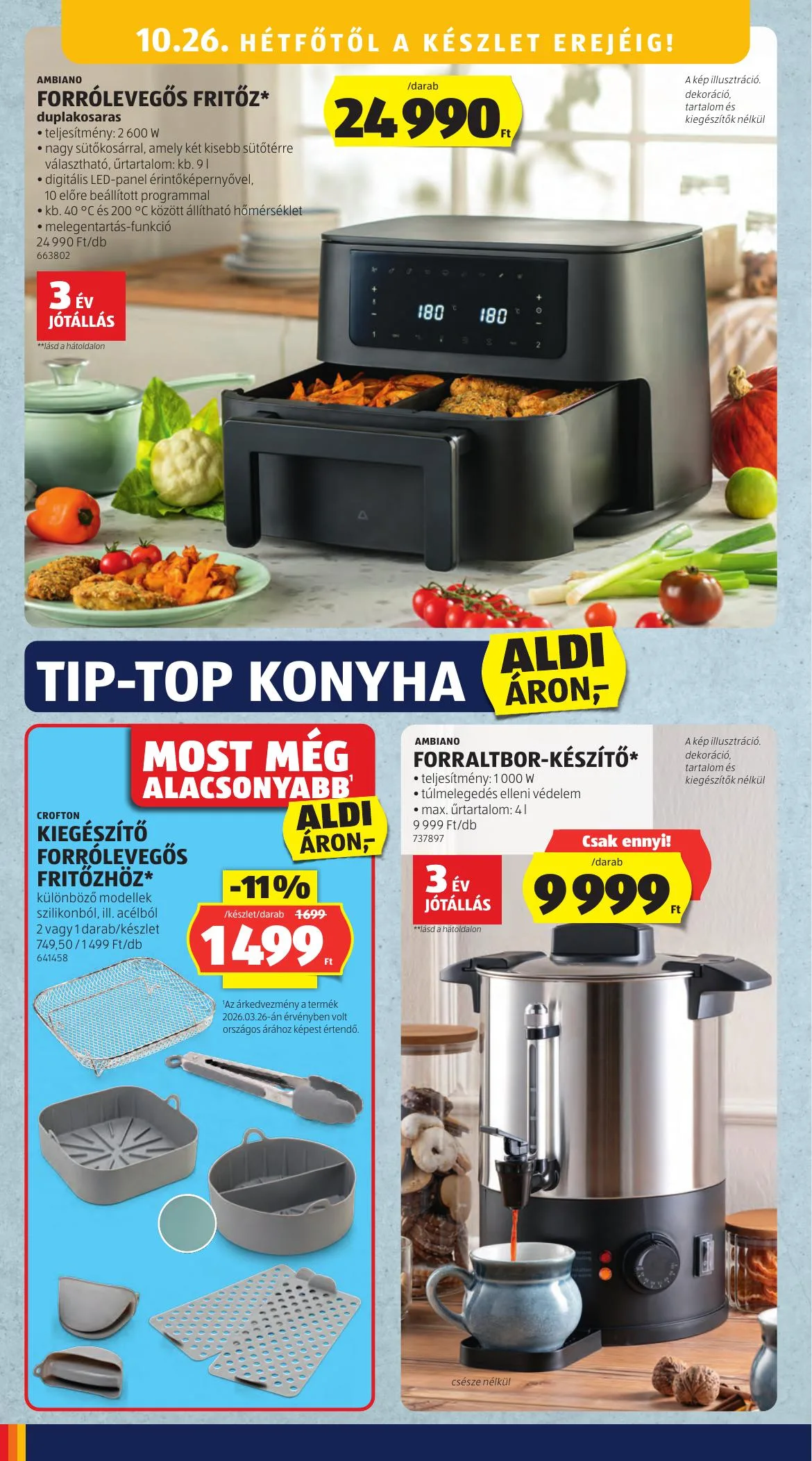 Aldi akciós újság Kozepso sor 10.22–10.28 – 6. oldal