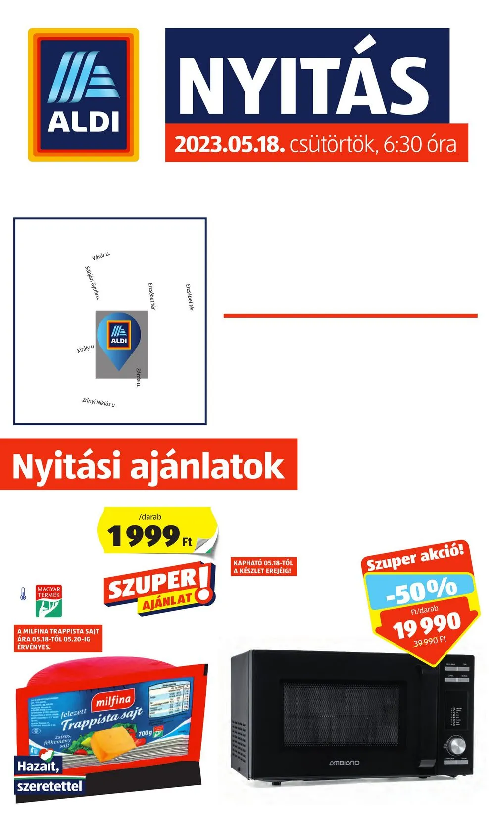 Aldi akciós újság Nagykanizsa 05.18–05.20