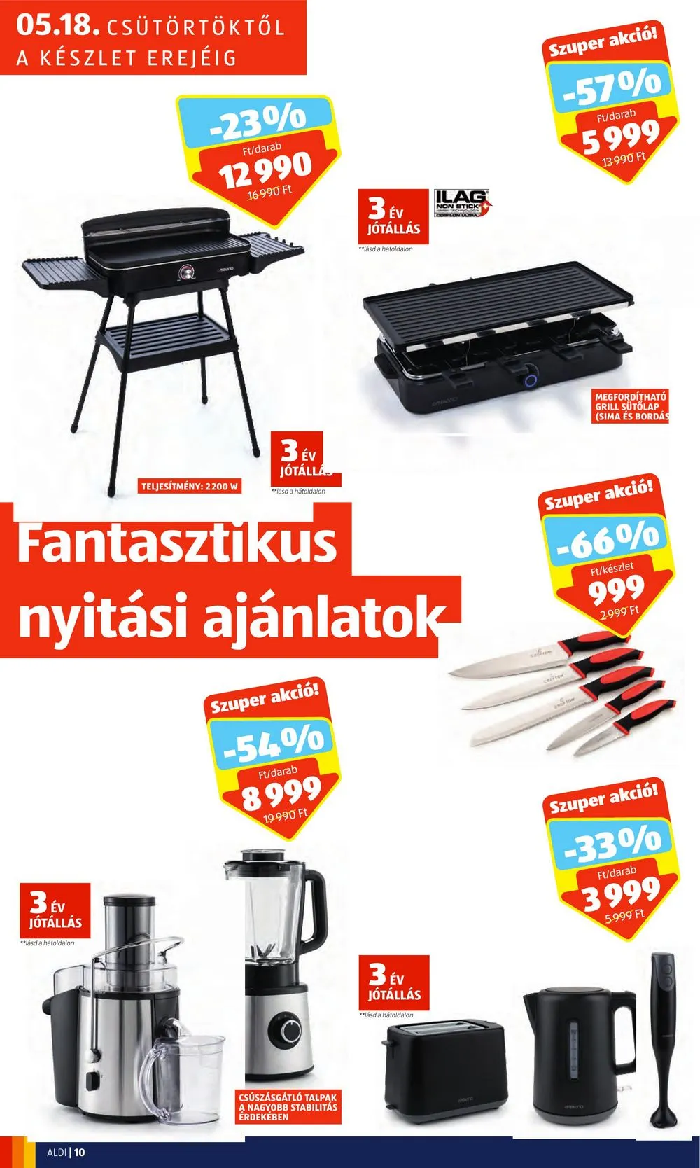 Aldi akciós újság Nagykanizsa 05.18–05.20 – 10. oldal
