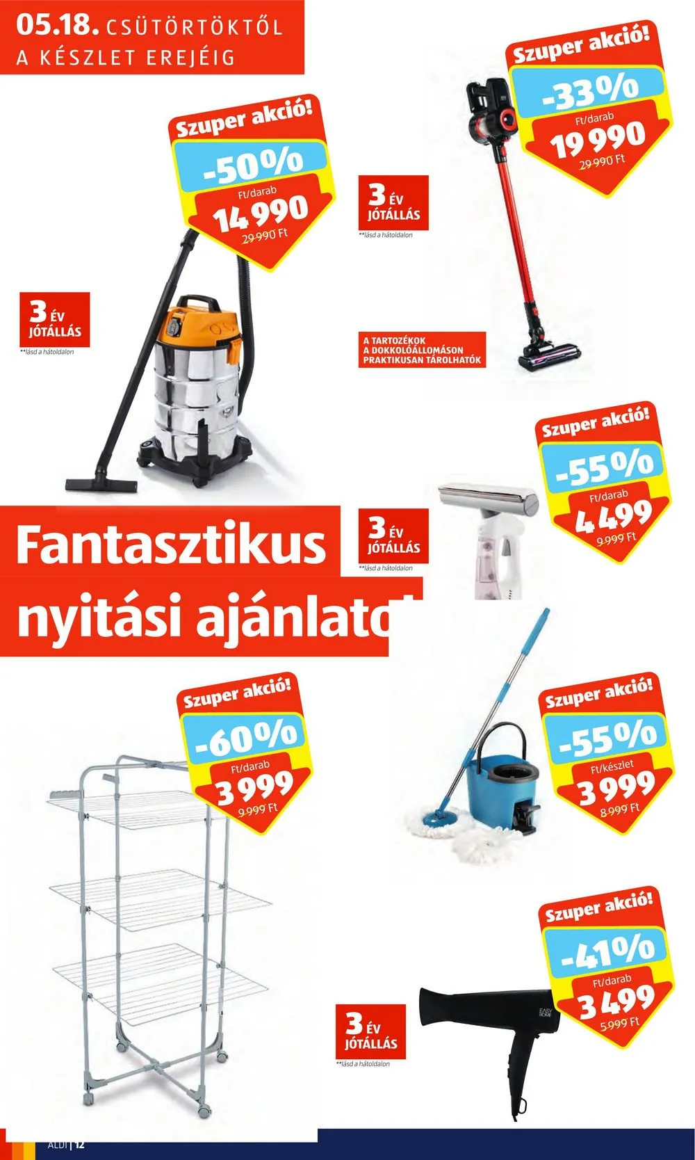 Aldi akciós újság Nagykanizsa 05.18–05.20 – 12. oldal