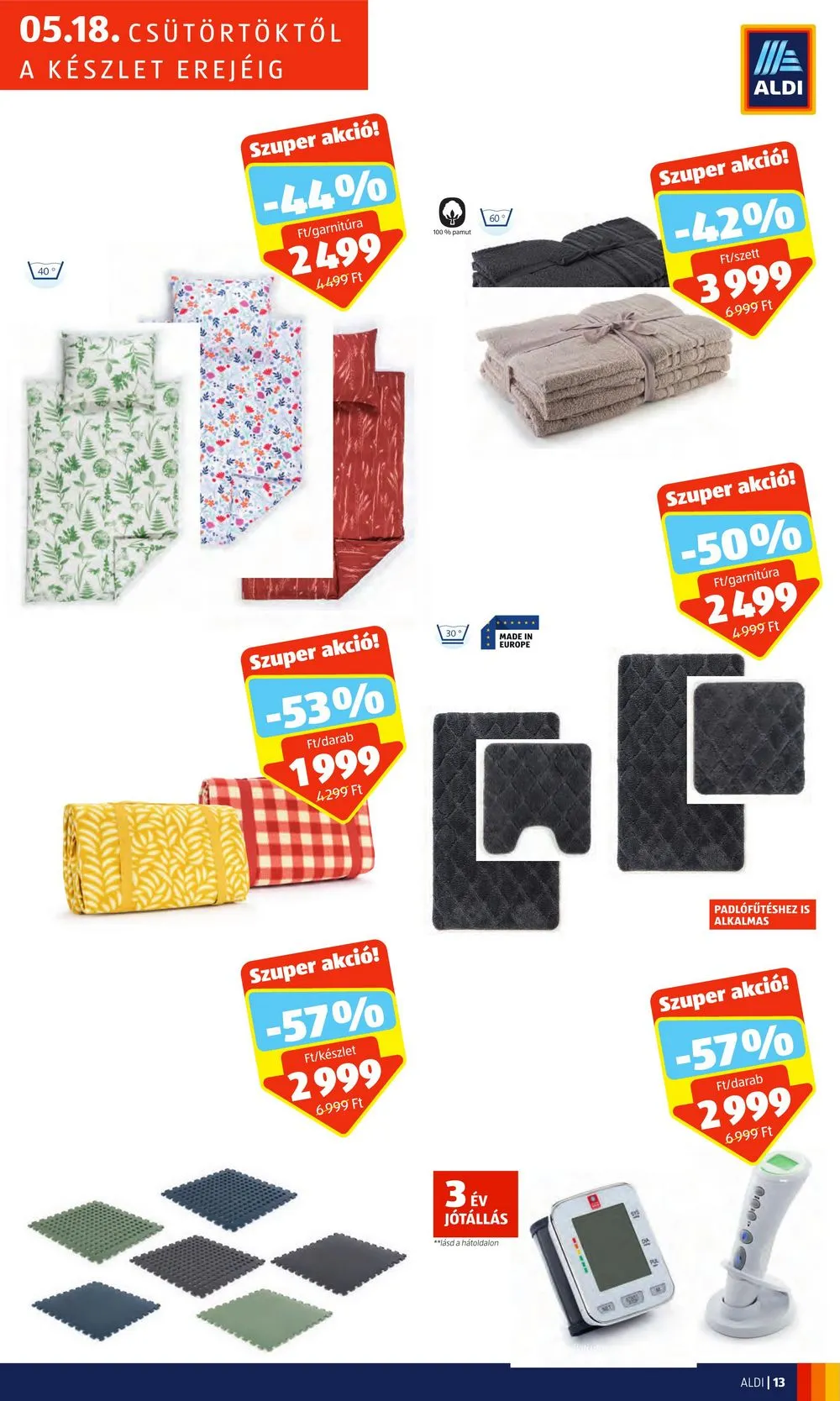 Aldi akciós újság Nagykanizsa 05.18–05.20 – 13. oldal