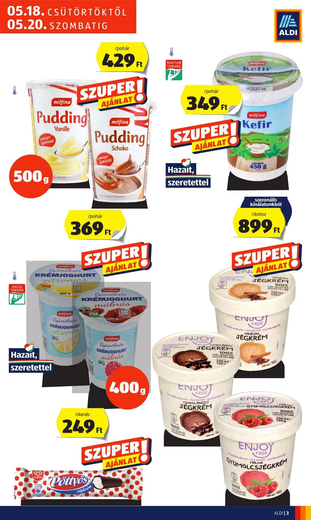 Aldi akciós újság Nagykanizsa 05.18–05.20 – 3. oldal
