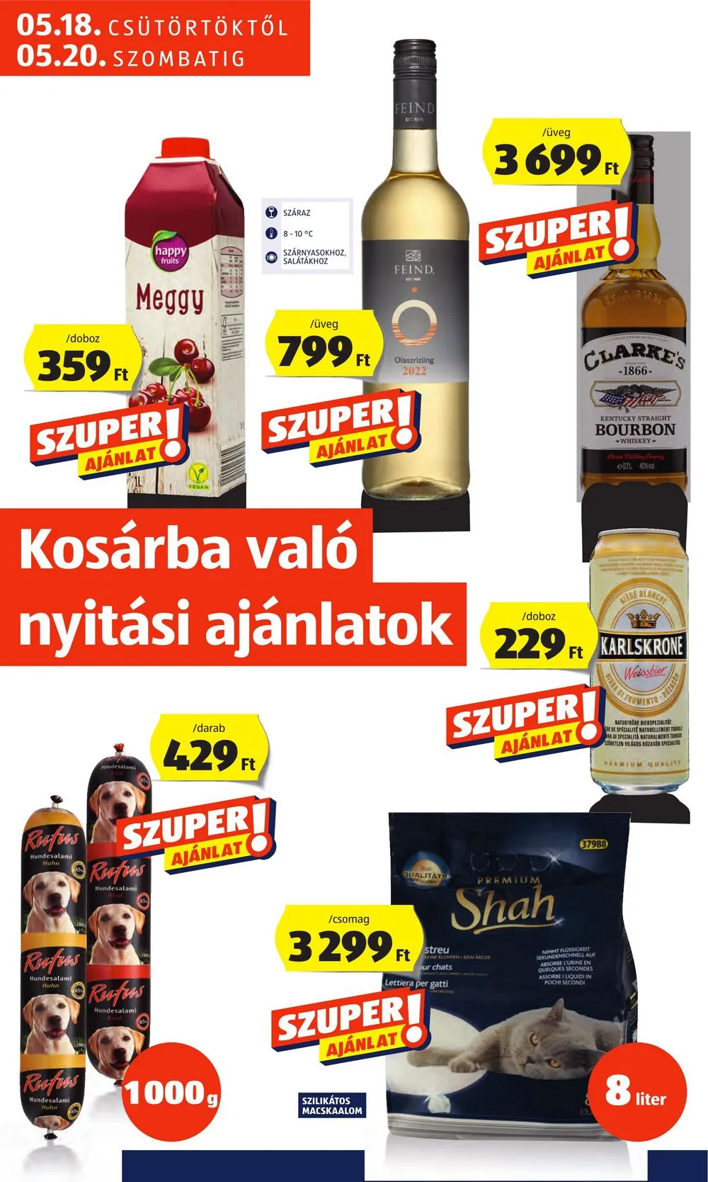 Aldi akciós újság Nagykanizsa 05.18–05.20 – 6. oldal