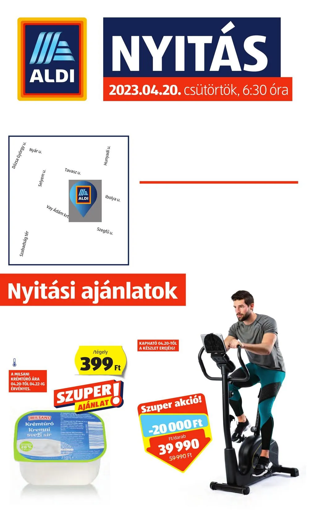 Aldi akciós újság Nyíregyháza 04.20–04.22