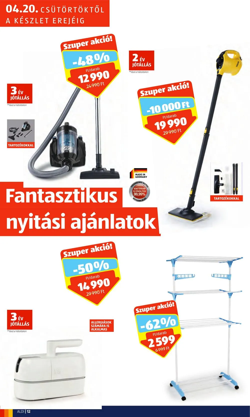 Aldi akciós újság Nyíregyháza 04.20–04.22 – 12. oldal