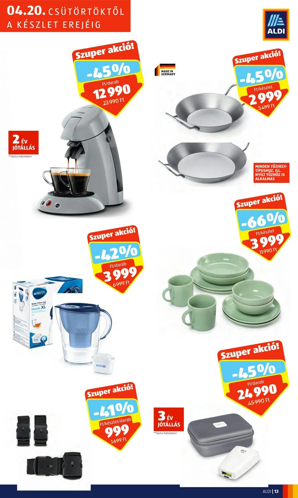 Aldi akciós újság Nyíregyháza 04.20–04.22 – 13. oldal
