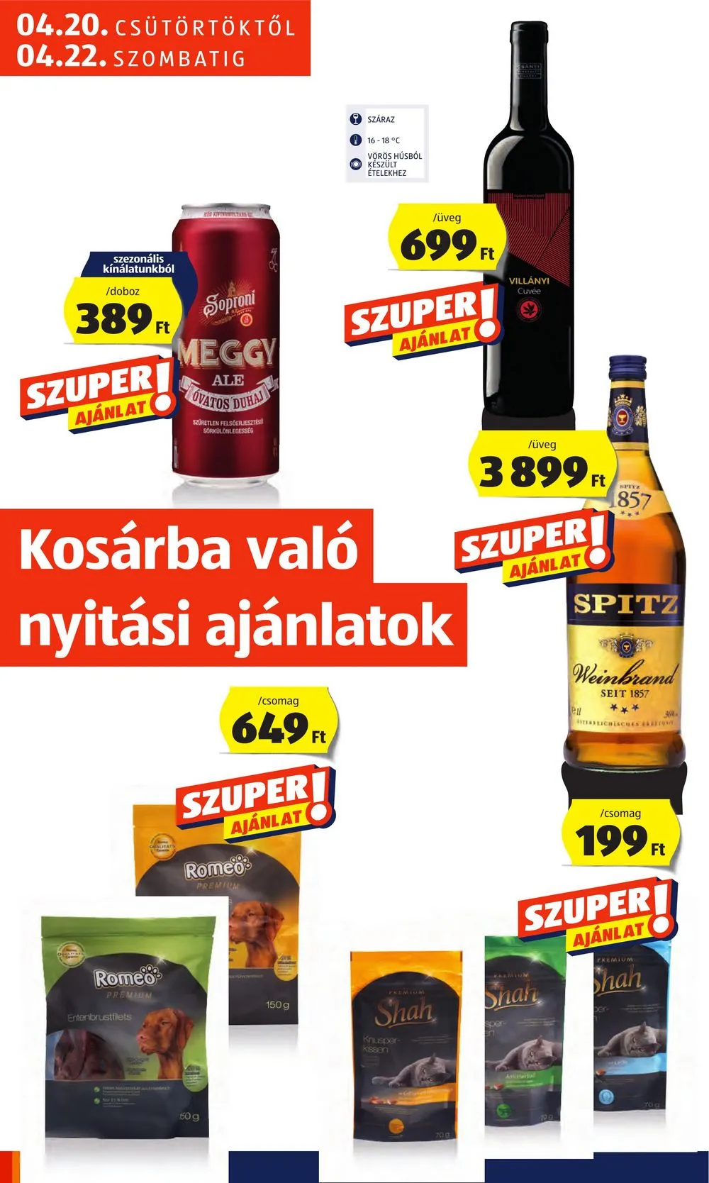 Aldi akciós újság Nyíregyháza 04.20–04.22 – 6. oldal