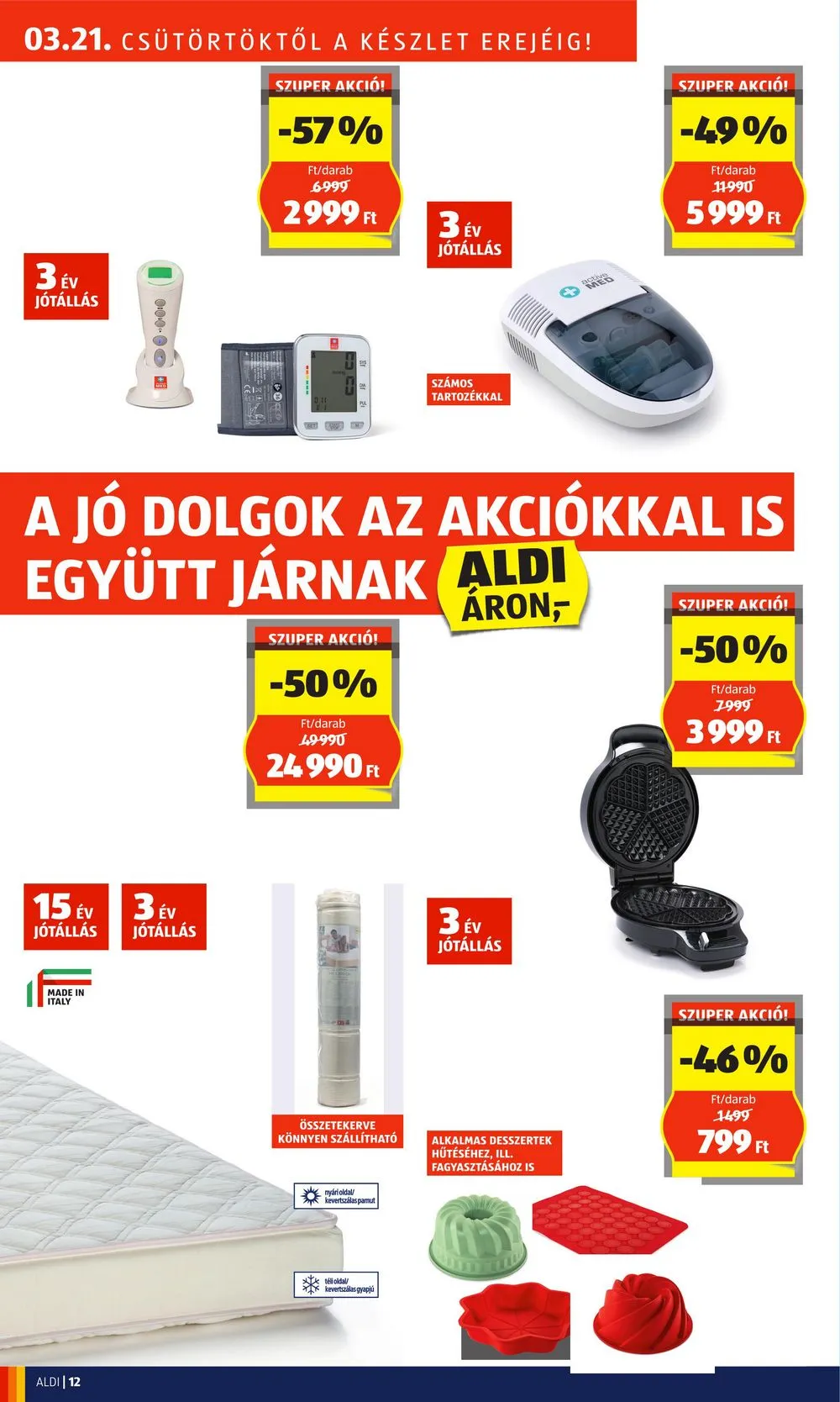 Aldi akciós újság Nyitas Bekescsaba 03.21–03.21 – 12. oldal
