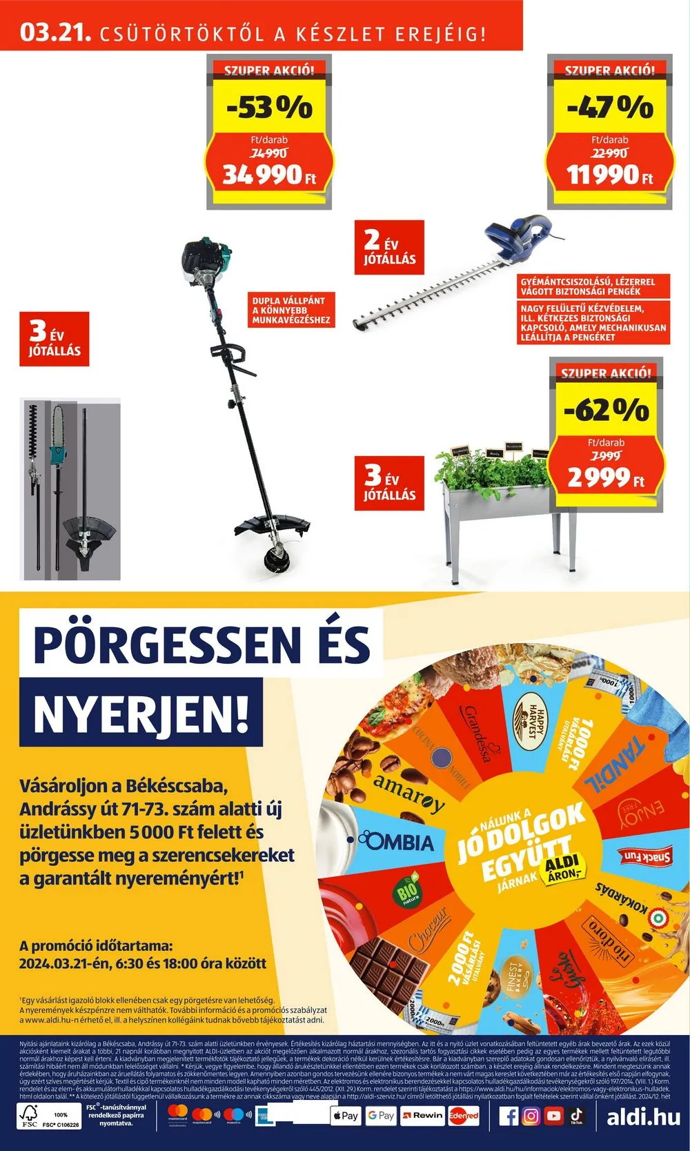 Aldi akciós újság Nyitas Bekescsaba 03.21–03.21 – 16. oldal