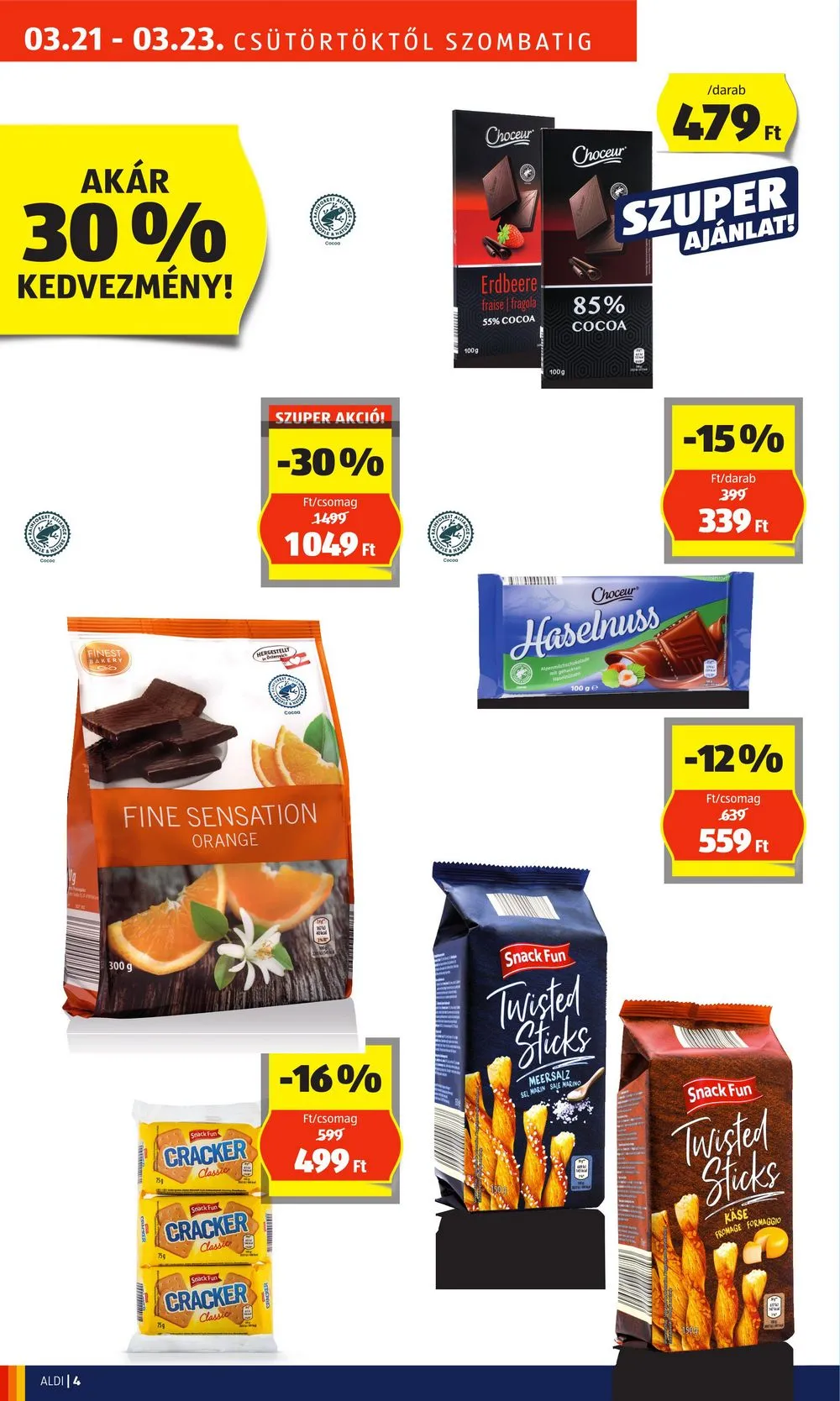 Aldi akciós újság Nyitas Bekescsaba 03.21–03.21 – 4. oldal