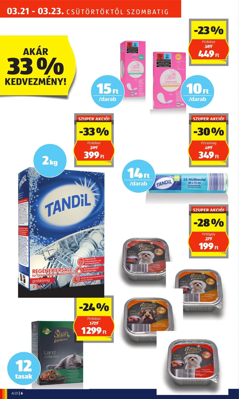 Aldi akciós újság Nyitas Bekescsaba 03.21–03.21 – 6. oldal