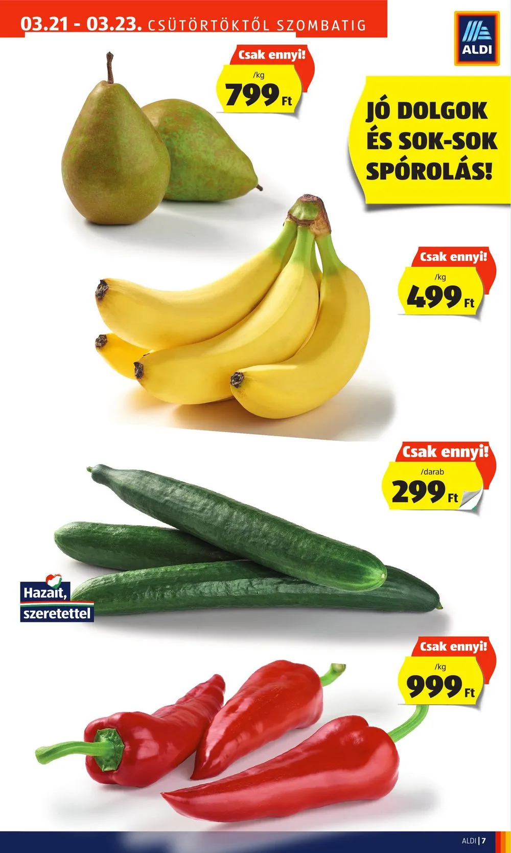 Aldi akciós újság Nyitas Bekescsaba 03.21–03.21 – 7. oldal