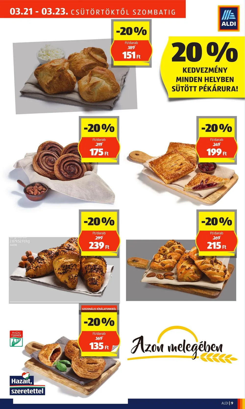 Aldi akciós újság Nyitas Bekescsaba 03.21–03.21 – 9. oldal