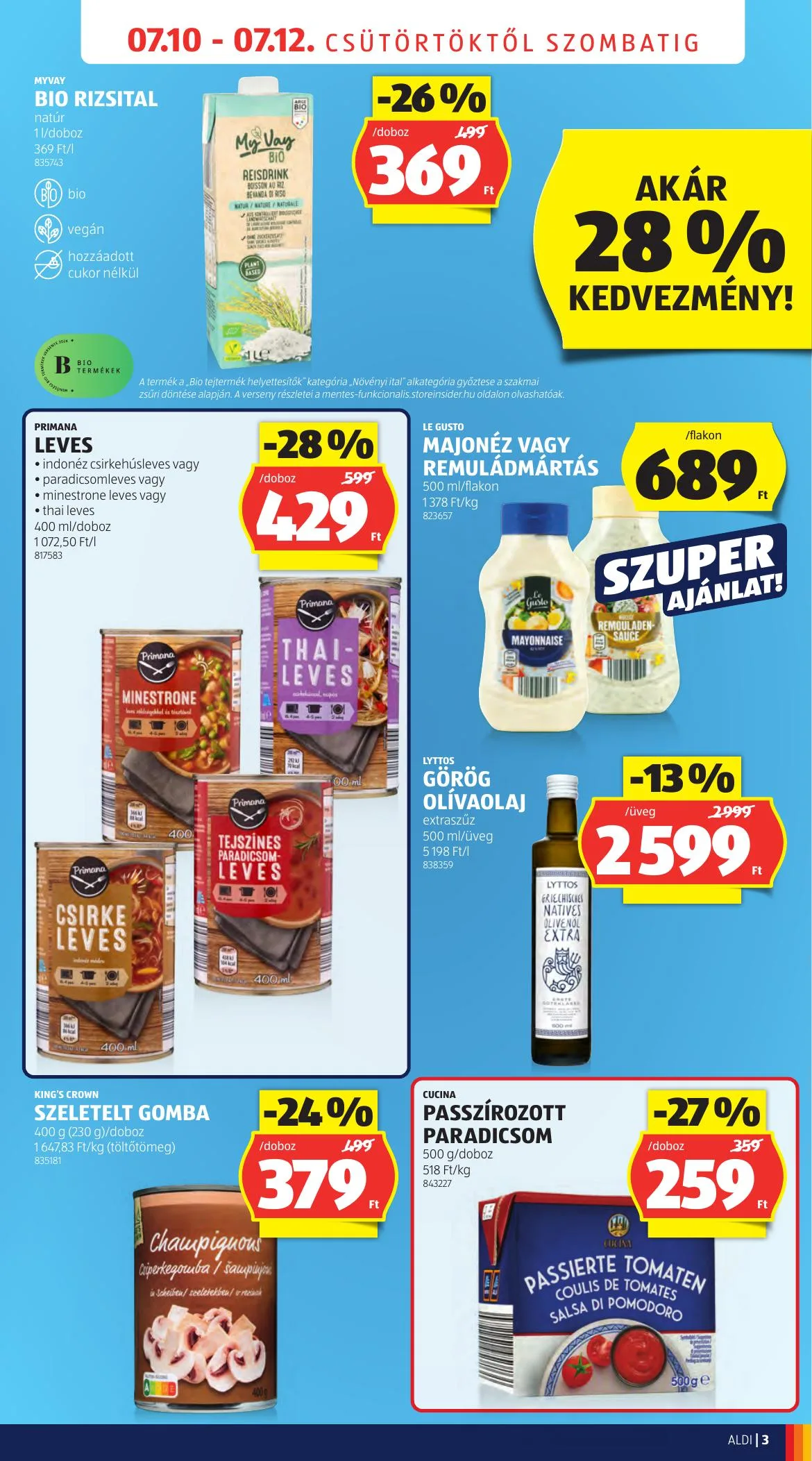 Aldi akciós újság Nyitas Budaors Epitok Utja 07.10–07.10 – 3. oldal
