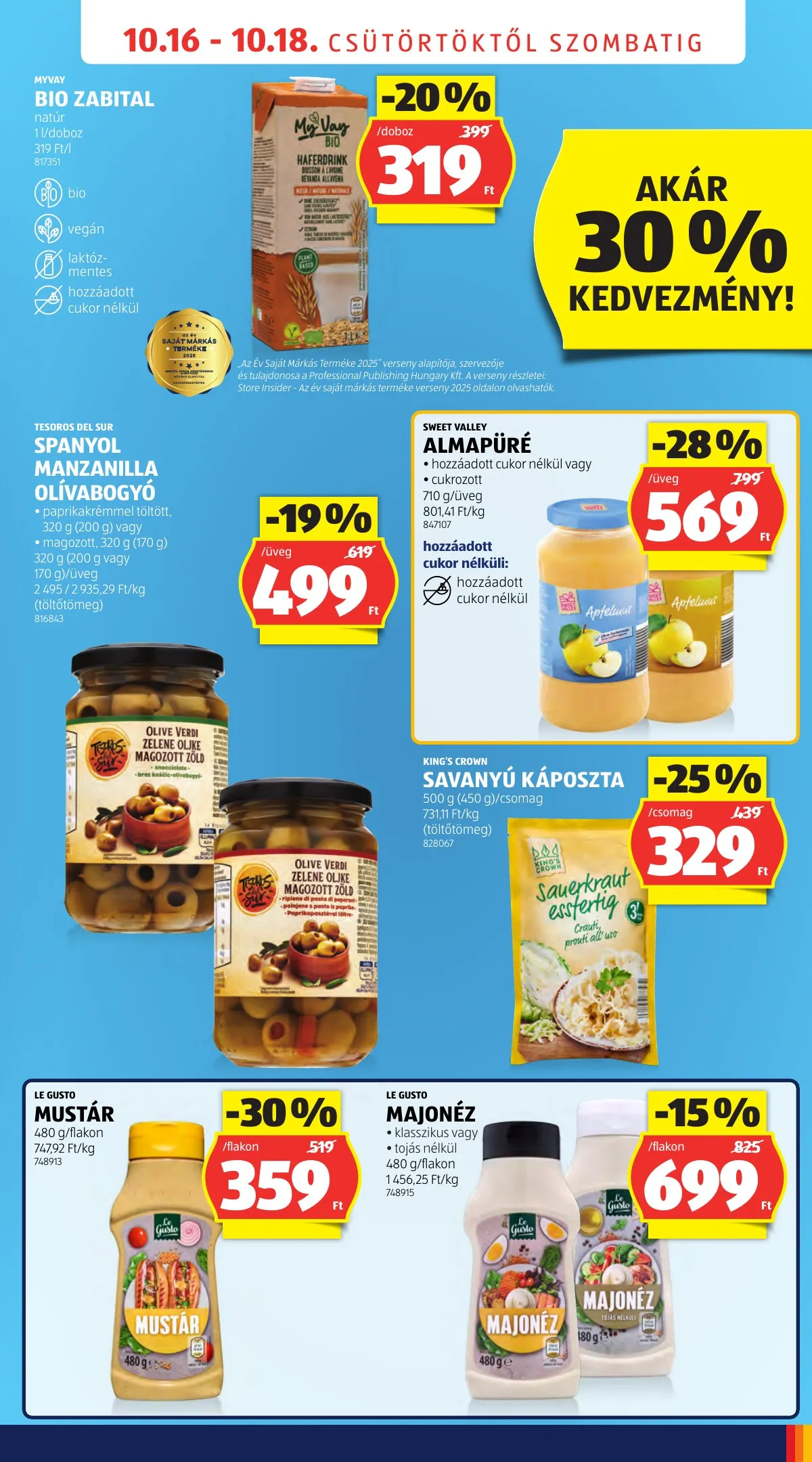 Aldi akciós újság Nyitas Budapest Csomori ut 13 10.16–10.16 – 3. oldal