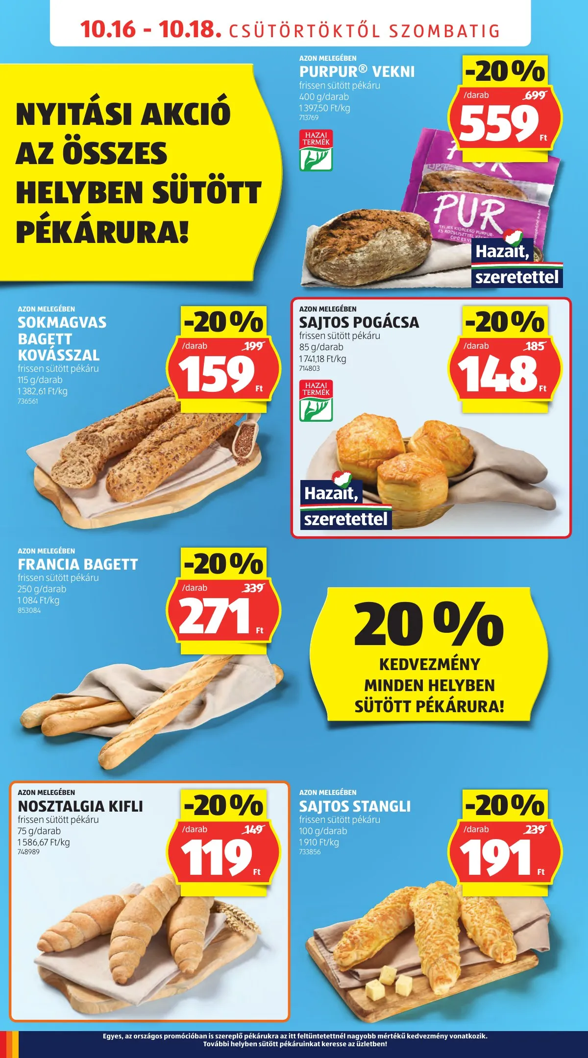 Aldi akciós újság Nyitas Budapest Csomori ut 13 10.16–10.16 – 6. oldal