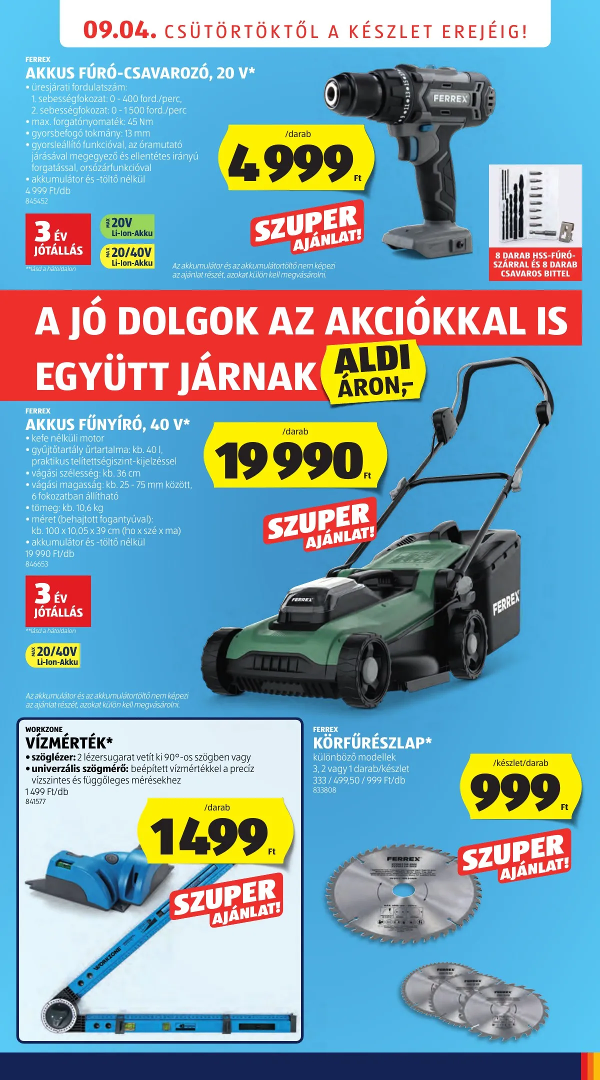 Aldi akciós újság Nyitas Eger 09.04–09.04 – 9. oldal