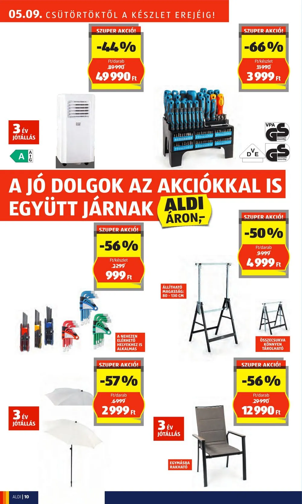 Aldi akciós újság Nyitas Miskolc 05.09–05.11 – 10. oldal