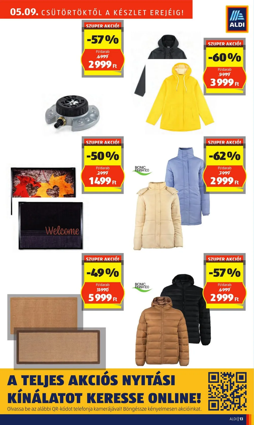 Aldi akciós újság Nyitas Miskolc 05.09–05.11 – 13. oldal