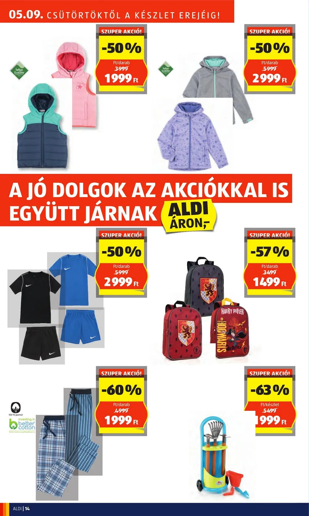 Aldi akciós újság Nyitas Miskolc 05.09–05.11 – 14. oldal