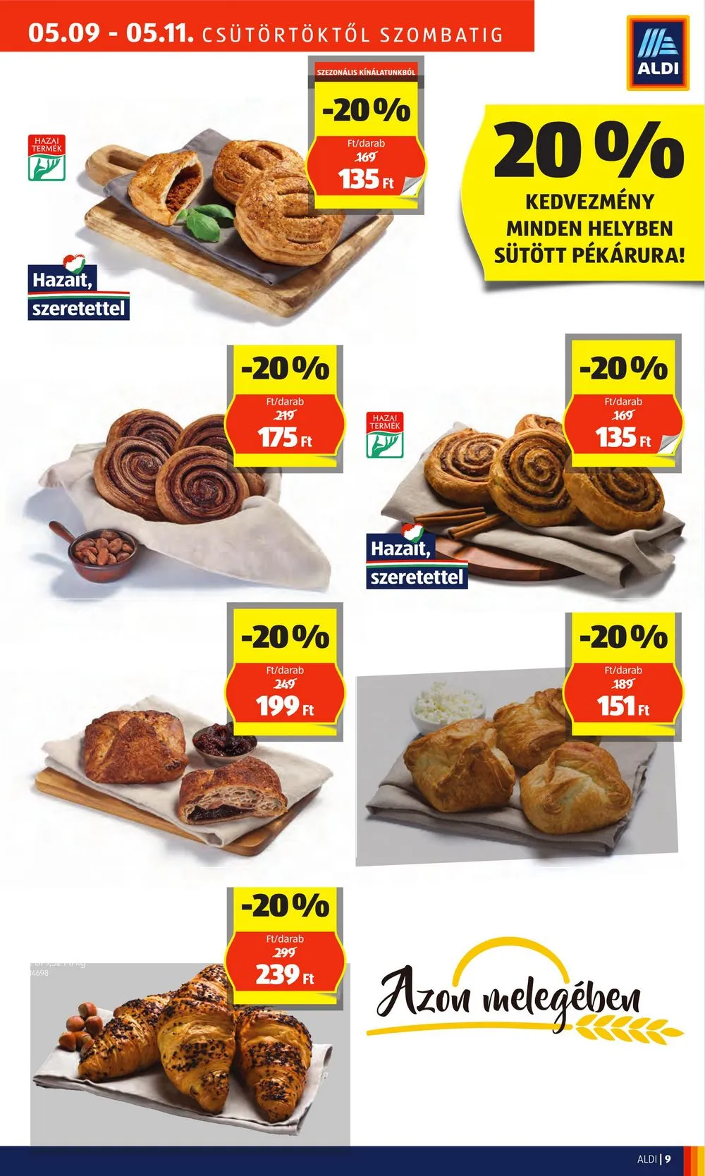 Aldi akciós újság Nyitas Miskolc 05.09–05.11 – 9. oldal