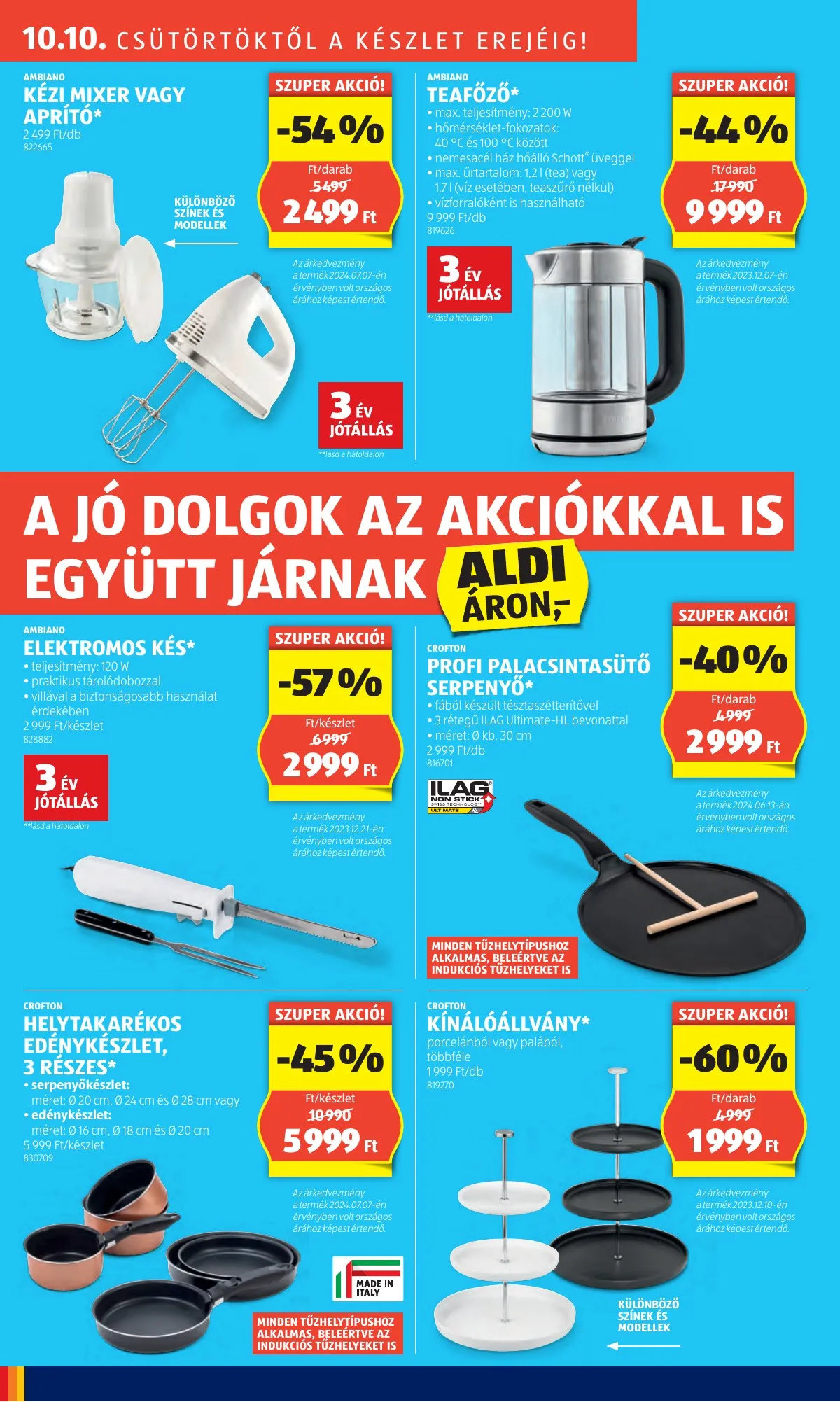 Aldi akciós újság Nyitasi Celldomolk Nemesdomolki u 15 10.10–10.10 – 10. oldal