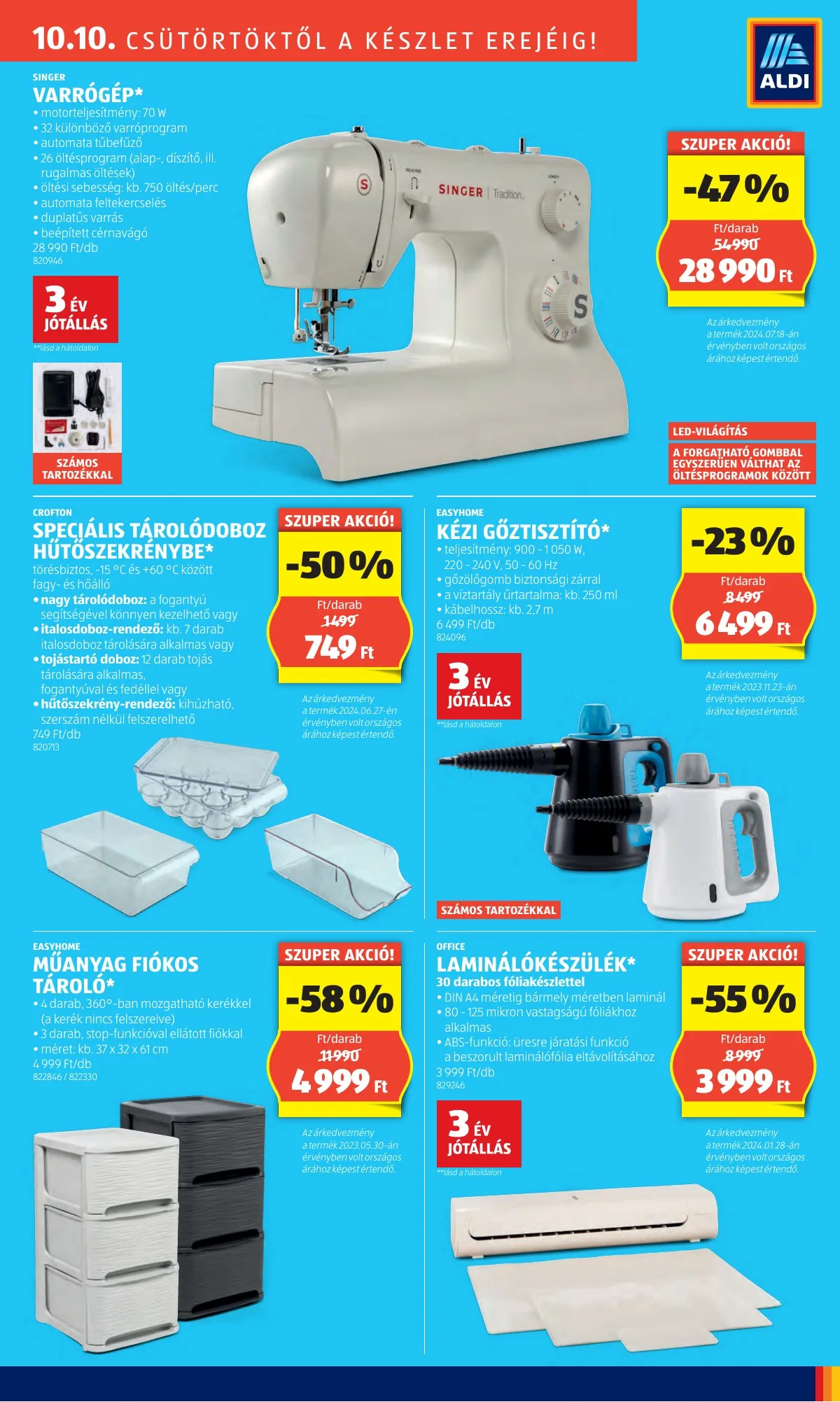 Aldi akciós újság Nyitasi Celldomolk Nemesdomolki u 15 10.10–10.10 – 11. oldal
