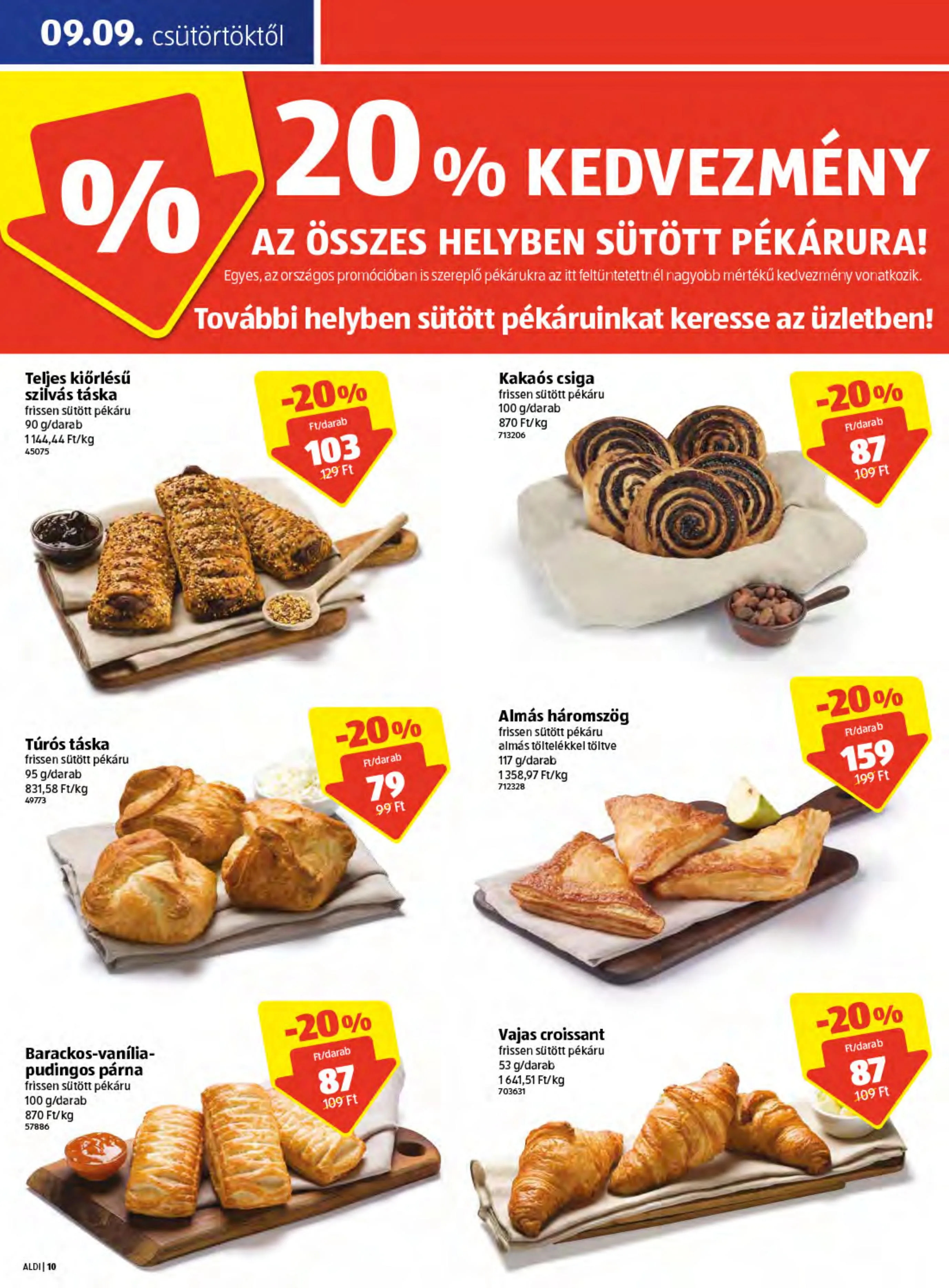Aldi akciós újság Szigetszentmiklos 09.09–09.11 – 10. oldal