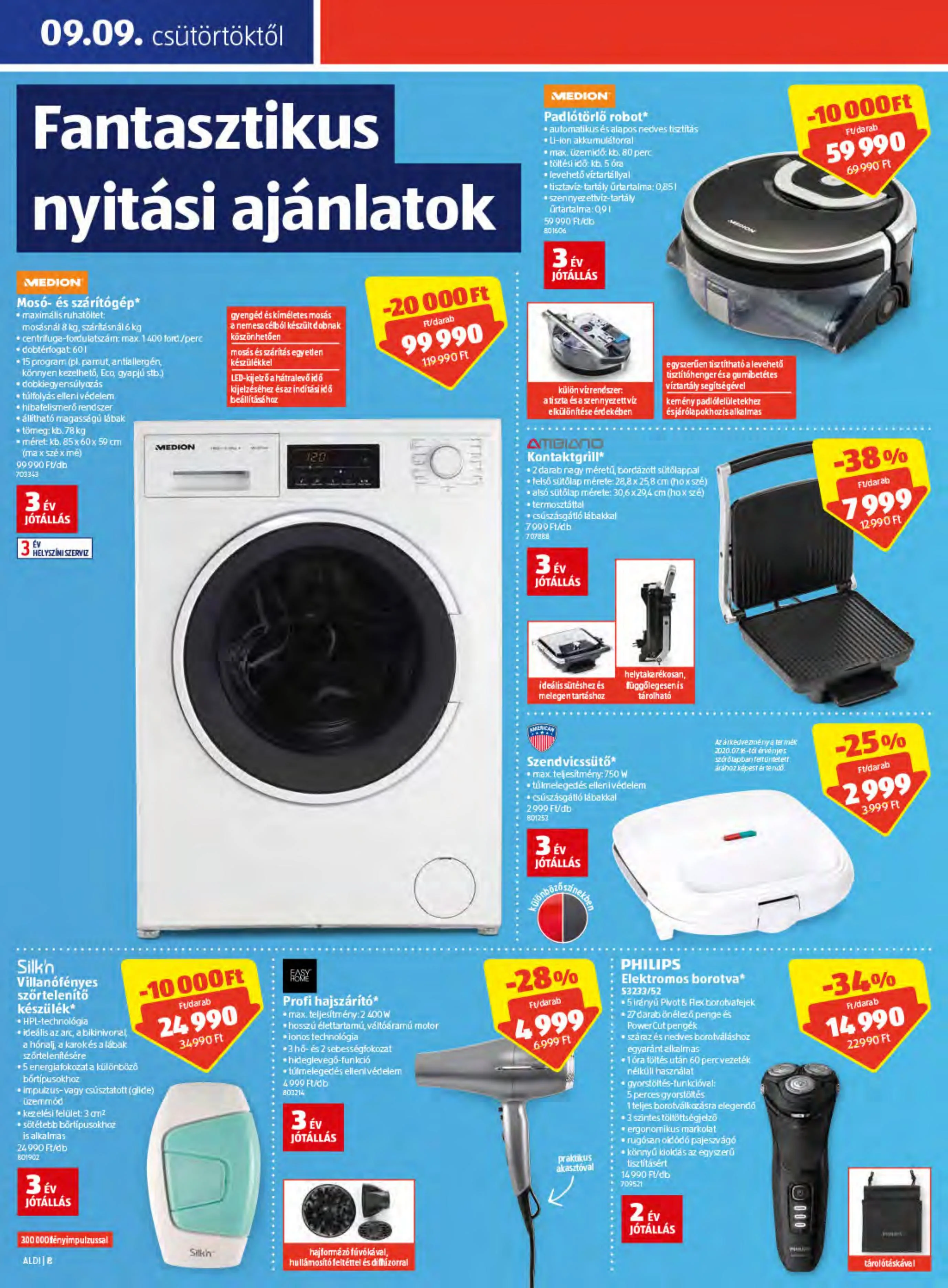 Aldi akciós újság Szigetszentmiklos 09.09–09.11 – 8. oldal