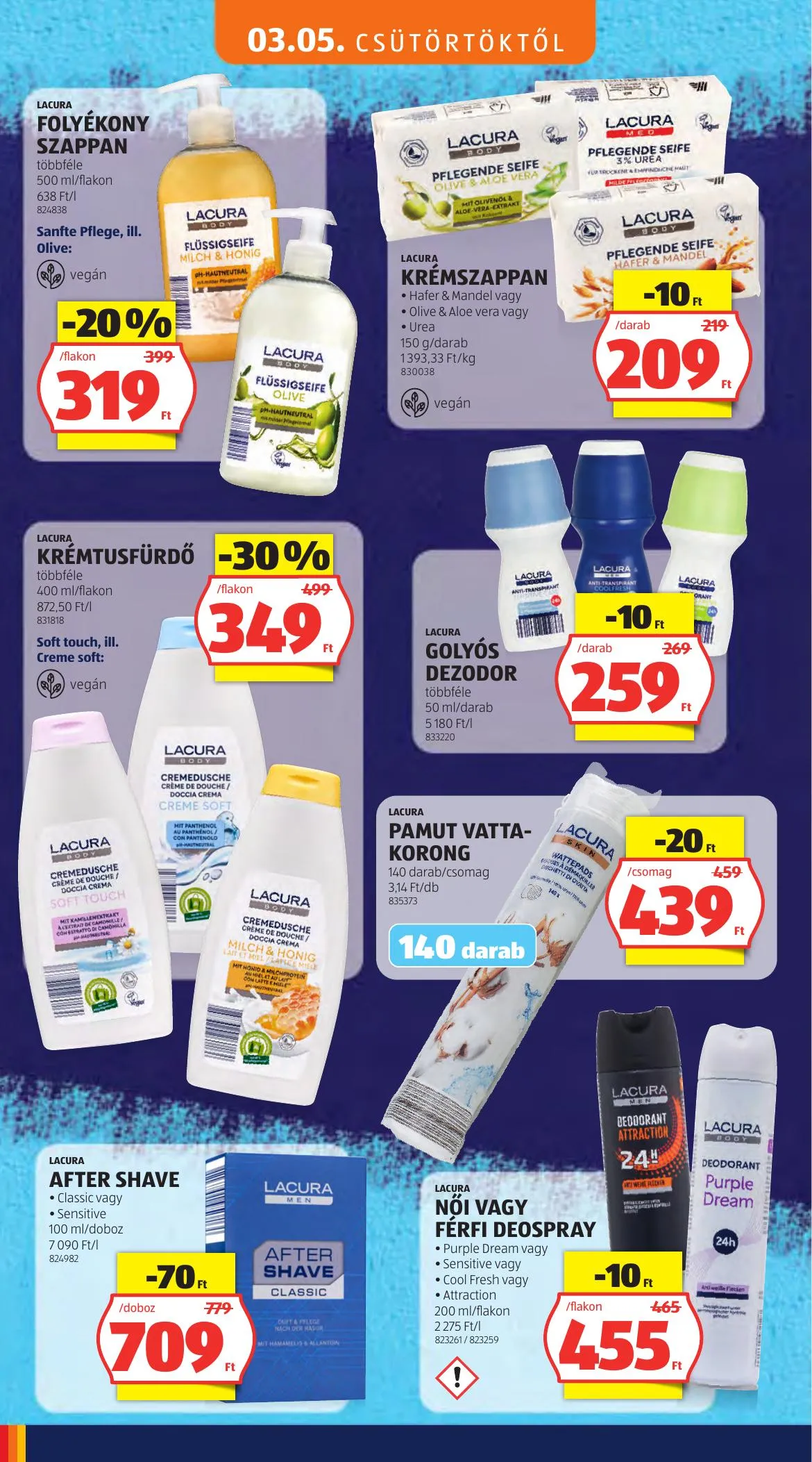 Aldi akciós újság Tartos arcsokkentes 03.05–03.11 – 28. oldal