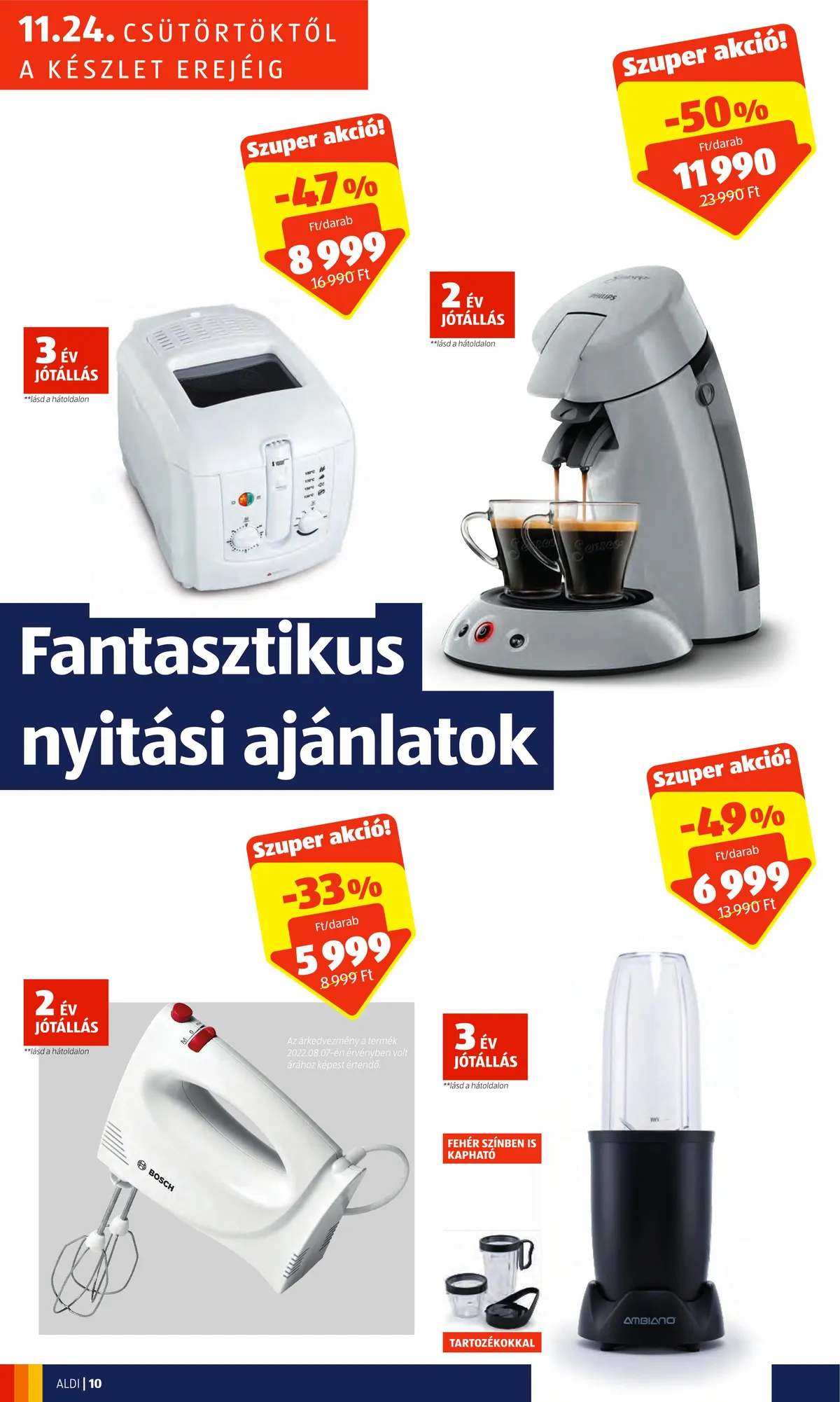Aldi akciós újság Tatabanya 11.24–11.26 – 10. oldal