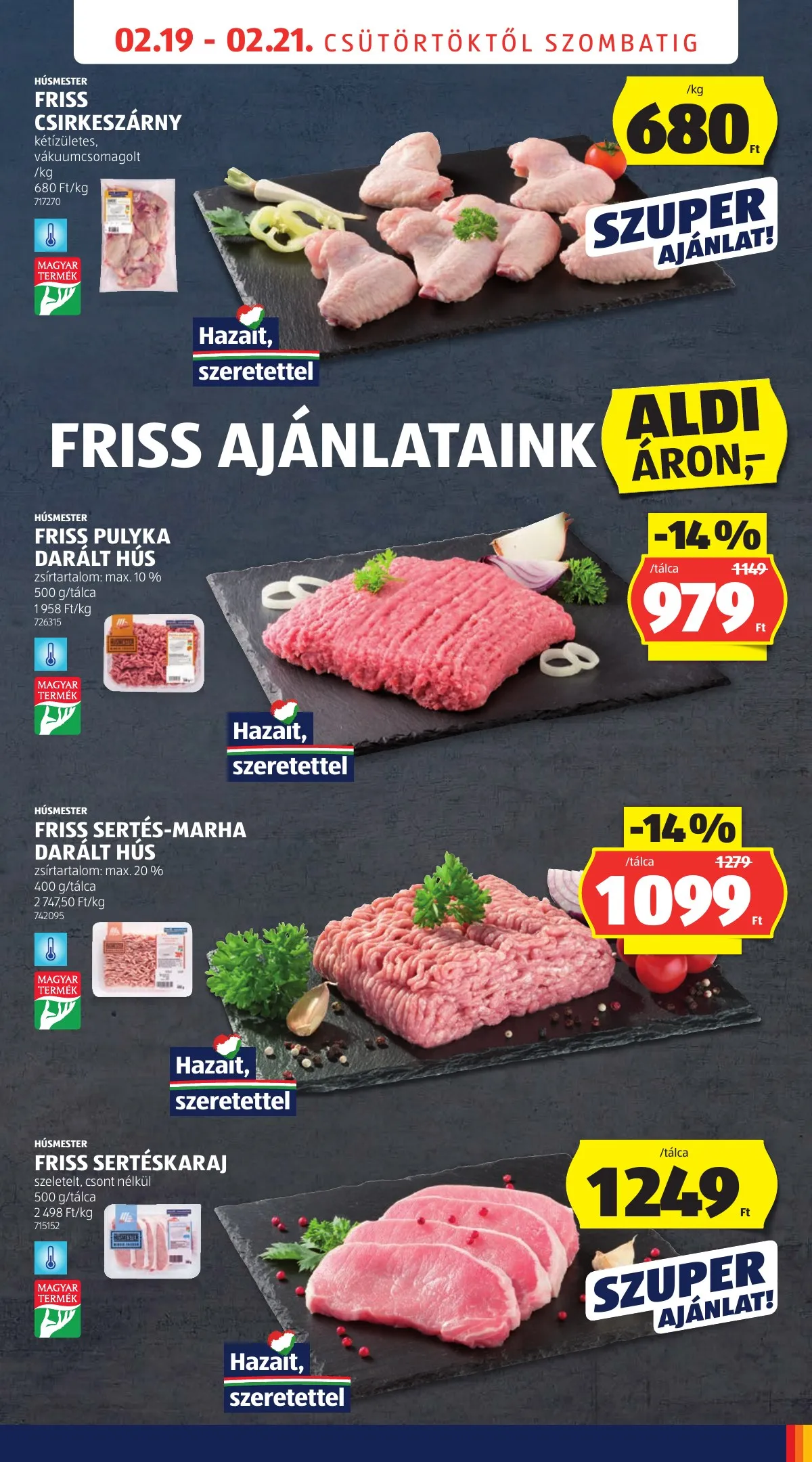 Aldi akciós újság Ujranyitas budapest 5 kerulet bathory utca 8 02.19–02.21 – 3. oldal