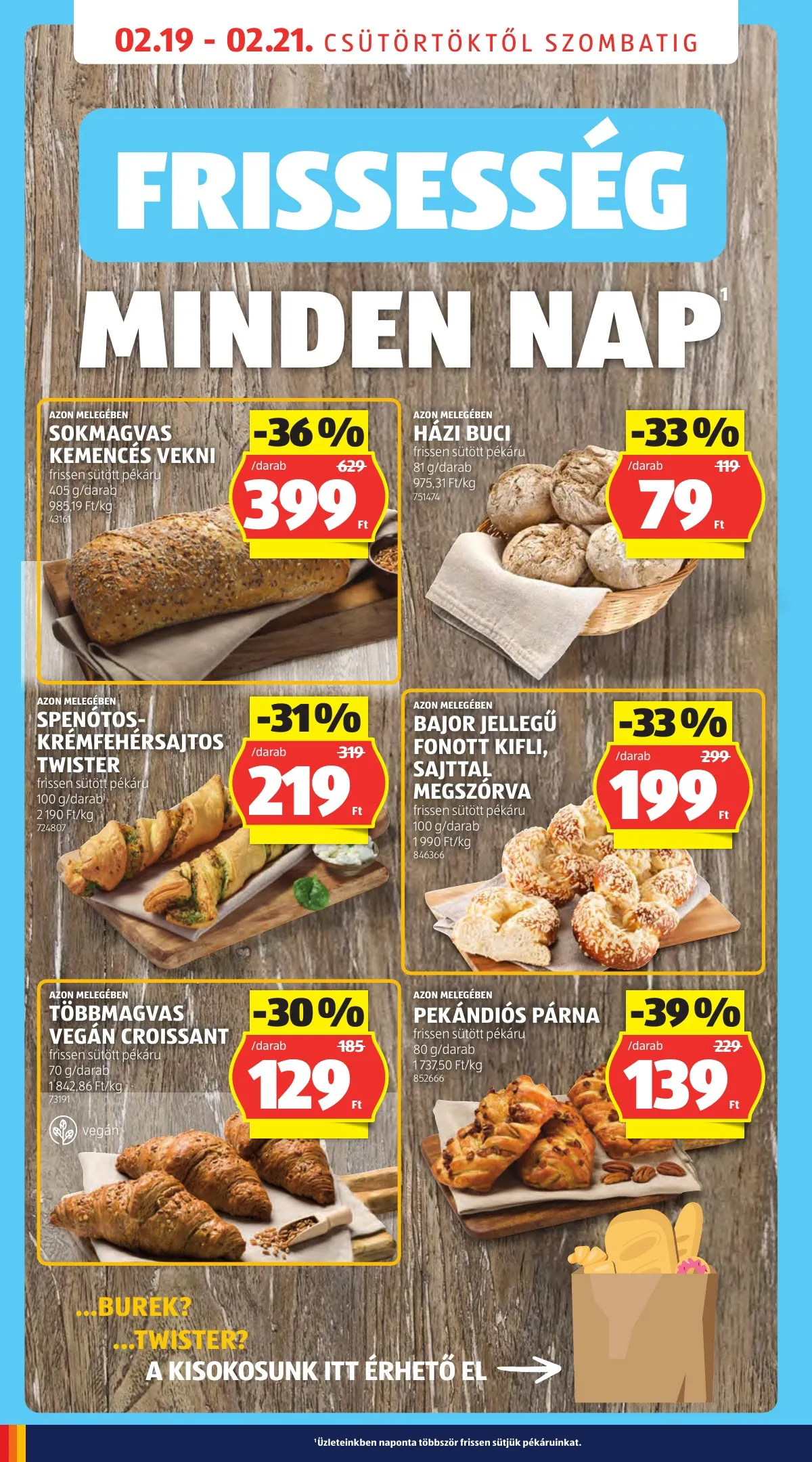 Aldi akciós újság Ujranyitas budapest 5 kerulet bathory utca 8 02.19–02.21 – 4. oldal