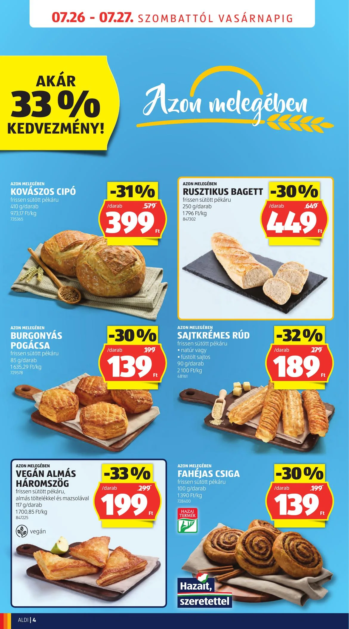 Aldi akciós újság Ujranyitas Pécs 07.26–07.27 – 4. oldal