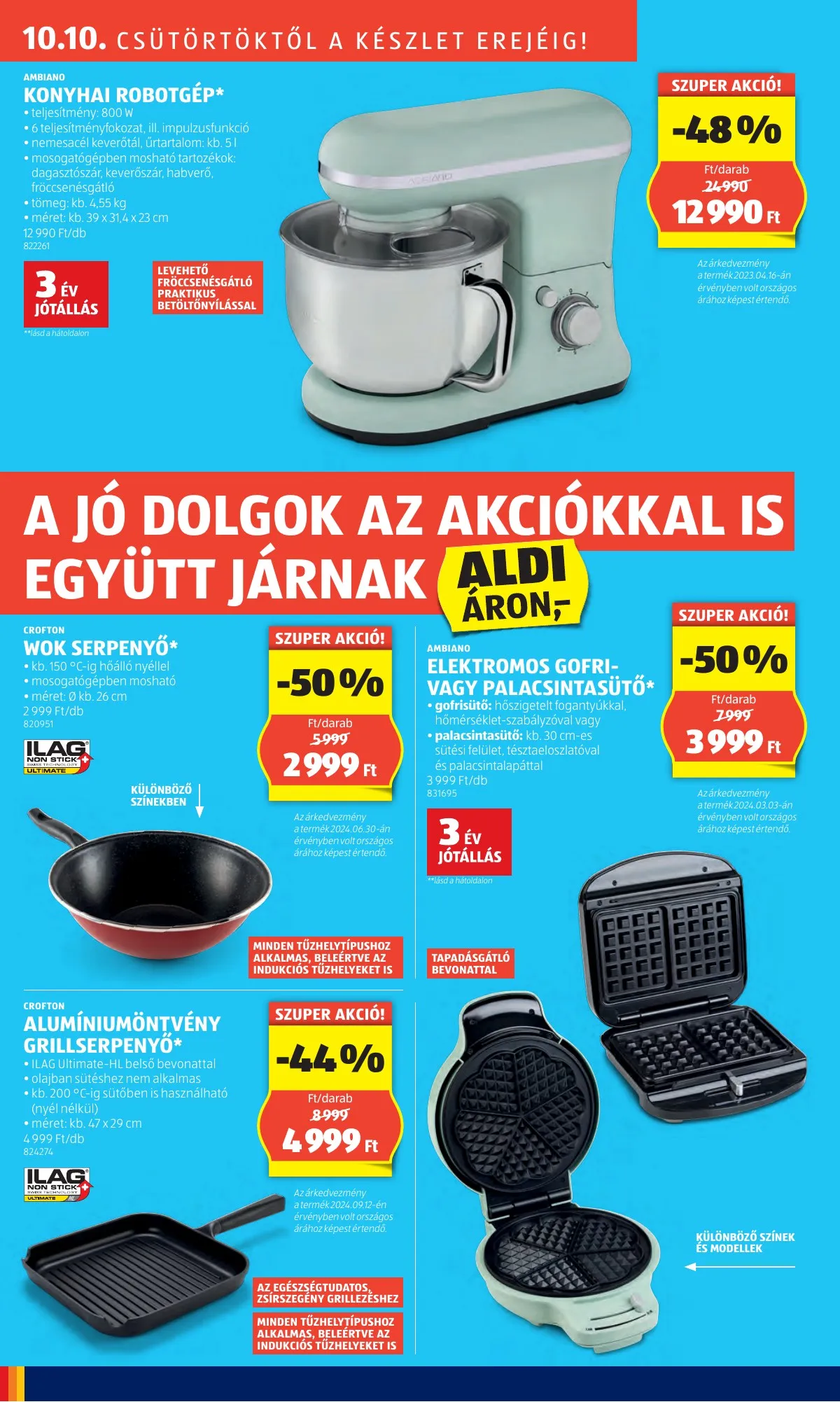 Aldi akciós újság Ujranyitasi Budapest Szekelyhid u 23 10.10–10.10 – 10. oldal