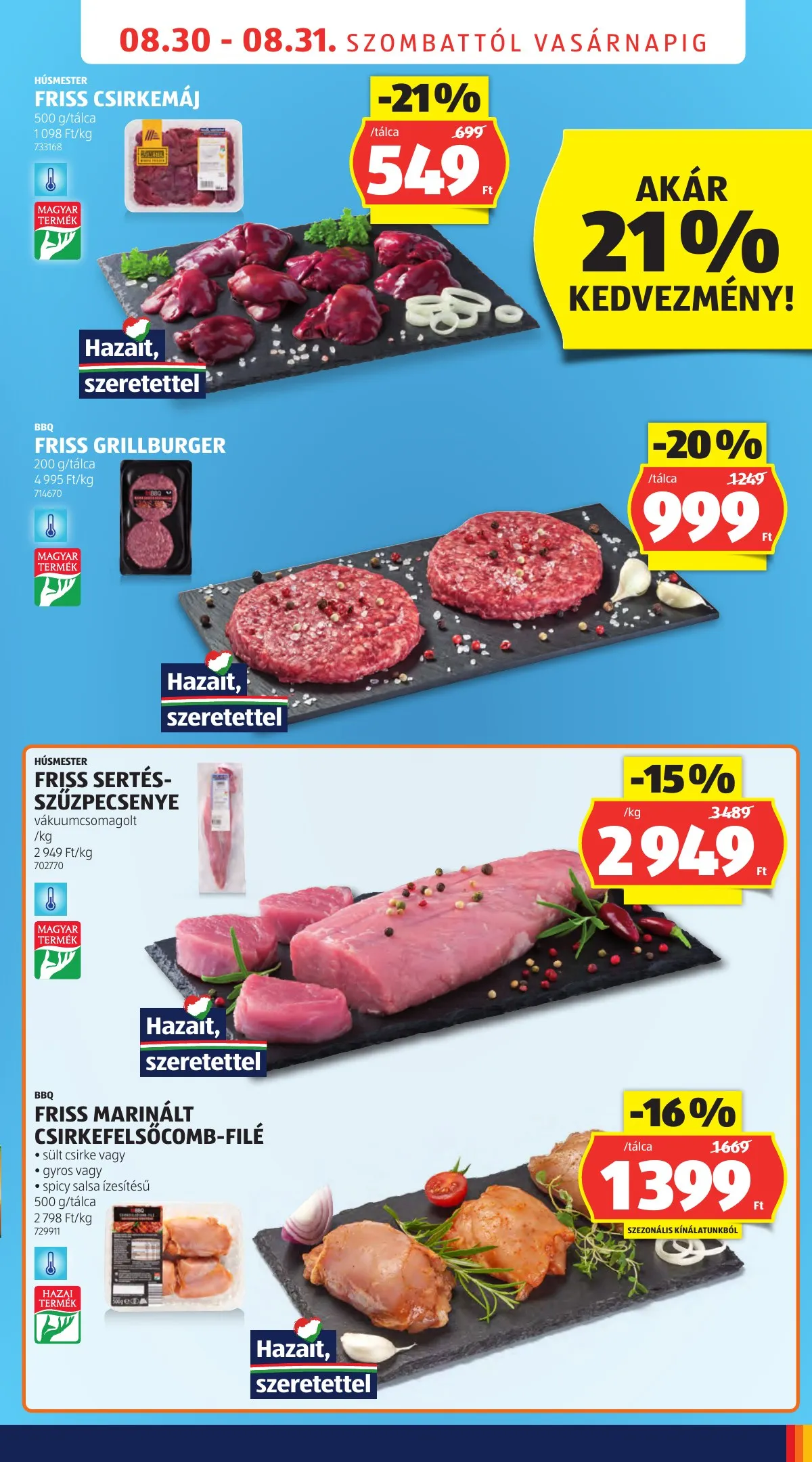 Aldi akciós újság Ullo K Sped krt. Ujranyitas 08.30–08.31 – 3. oldal