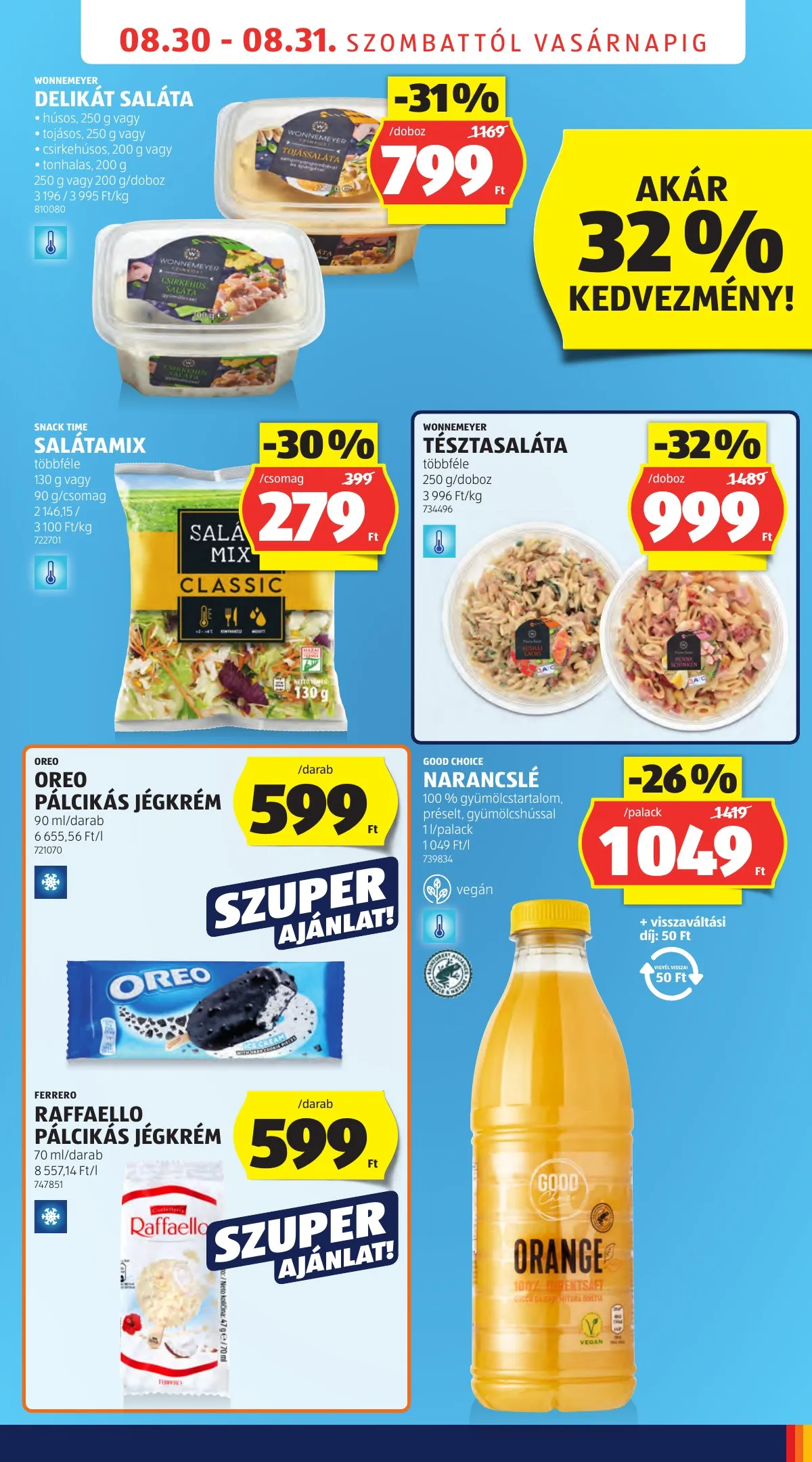 Aldi akciós újság Ullo K Sped krt. Ujranyitas 08.30–08.31 – 7. oldal