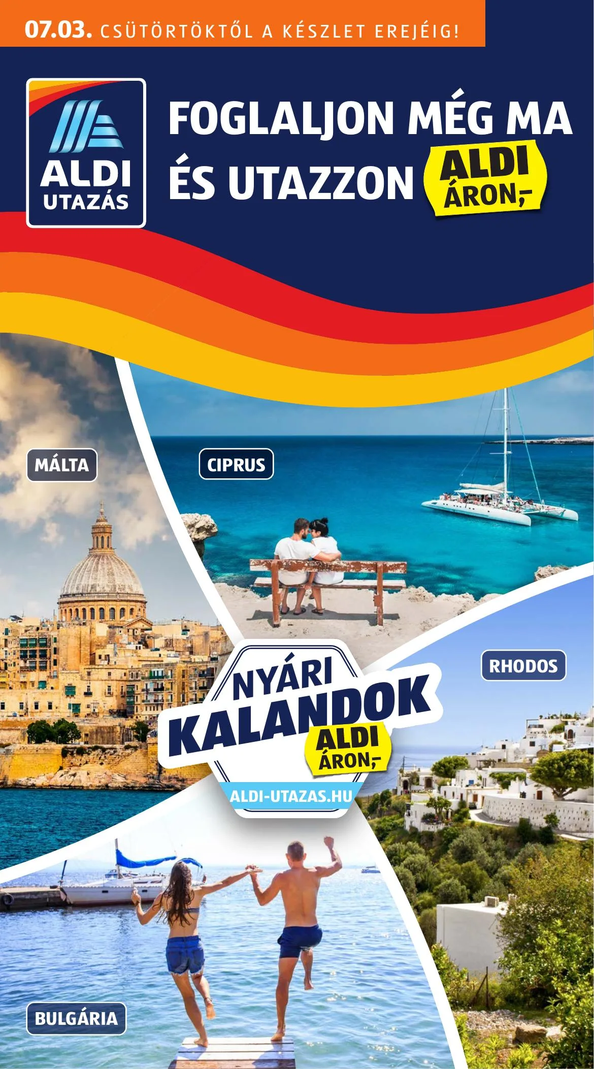 Aldi akciós újság Utazas 07.03–07.03