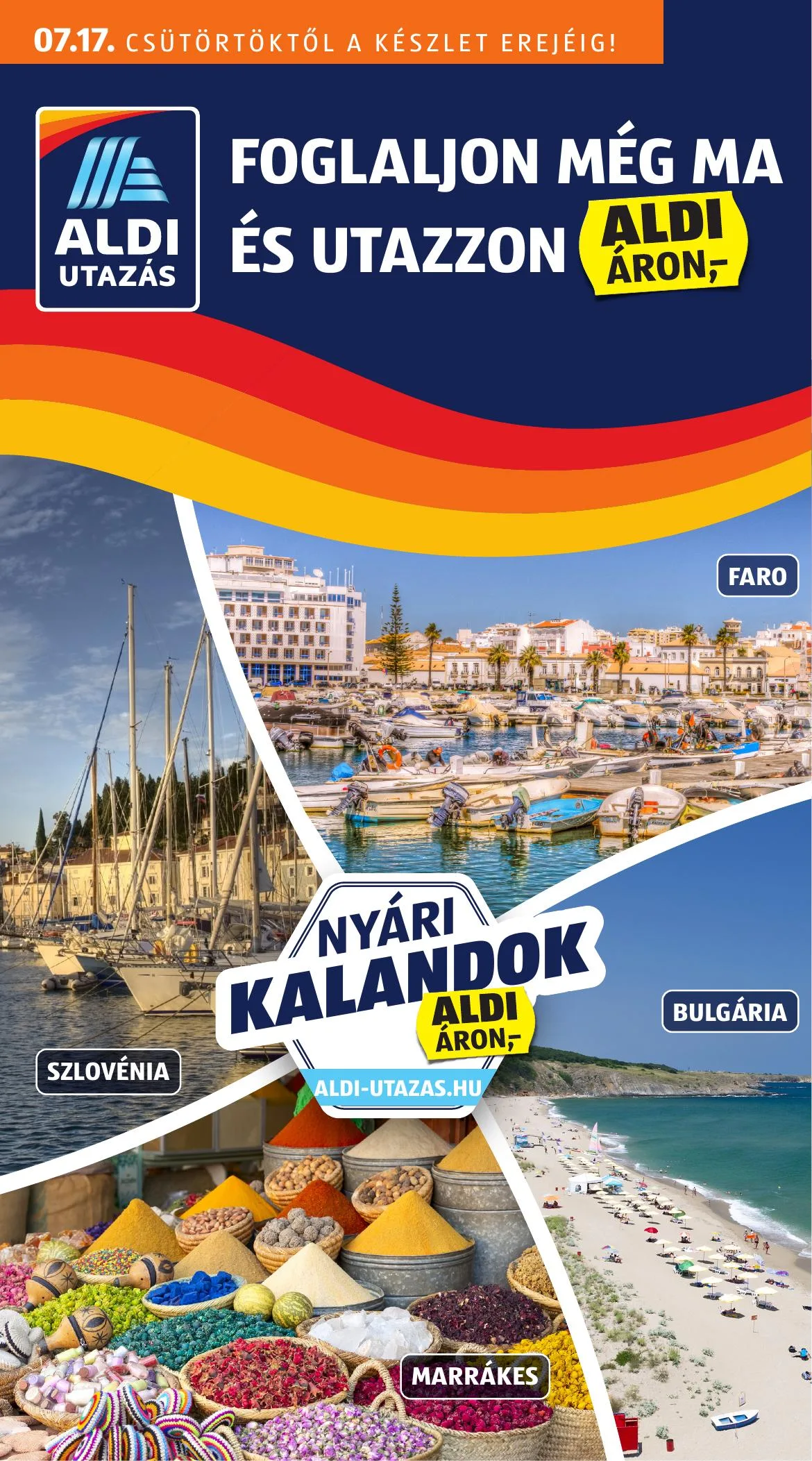 Aldi akciós újság Utazas 07.17–07.17