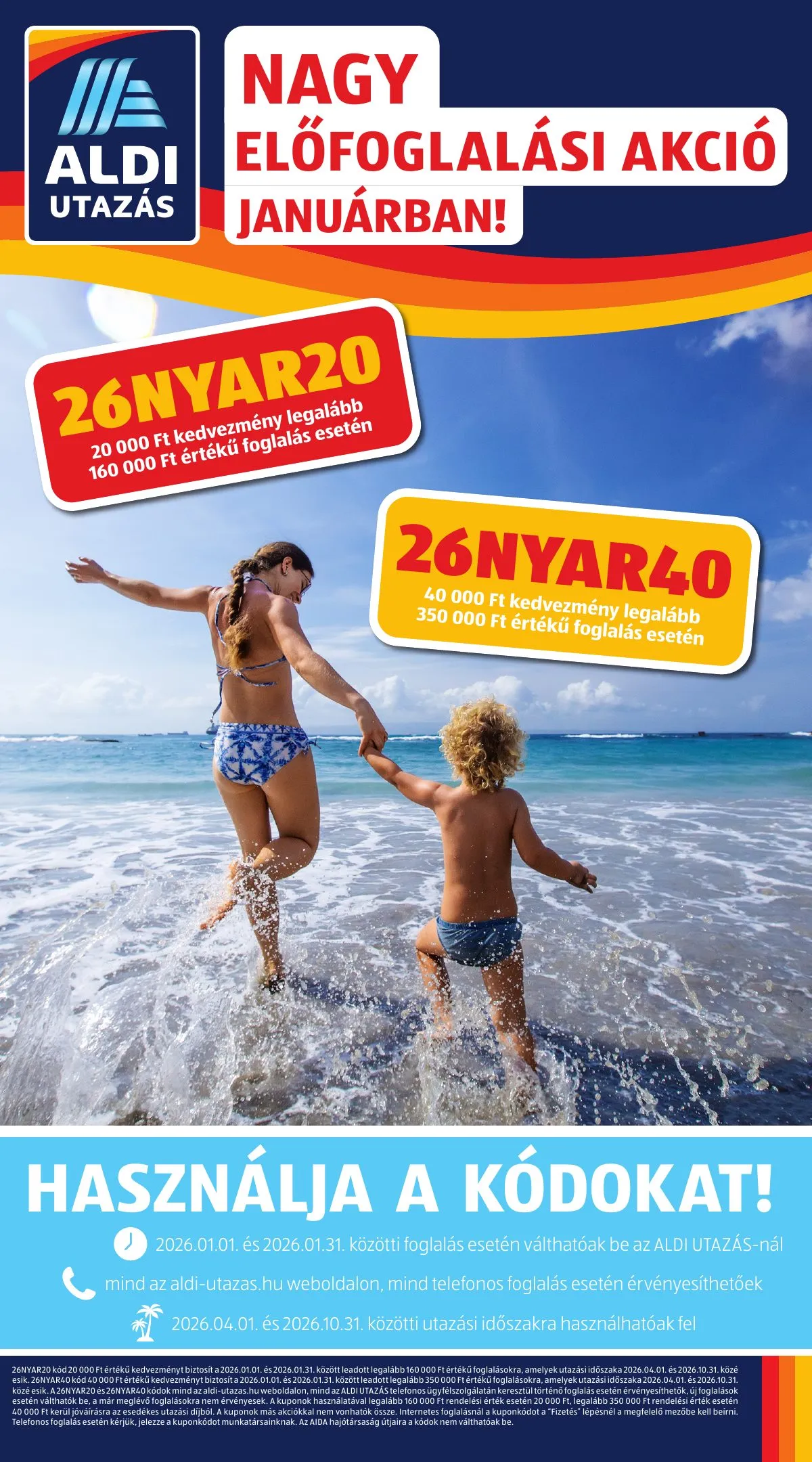 Aldi akciós újság Utazas 01.08–01.08