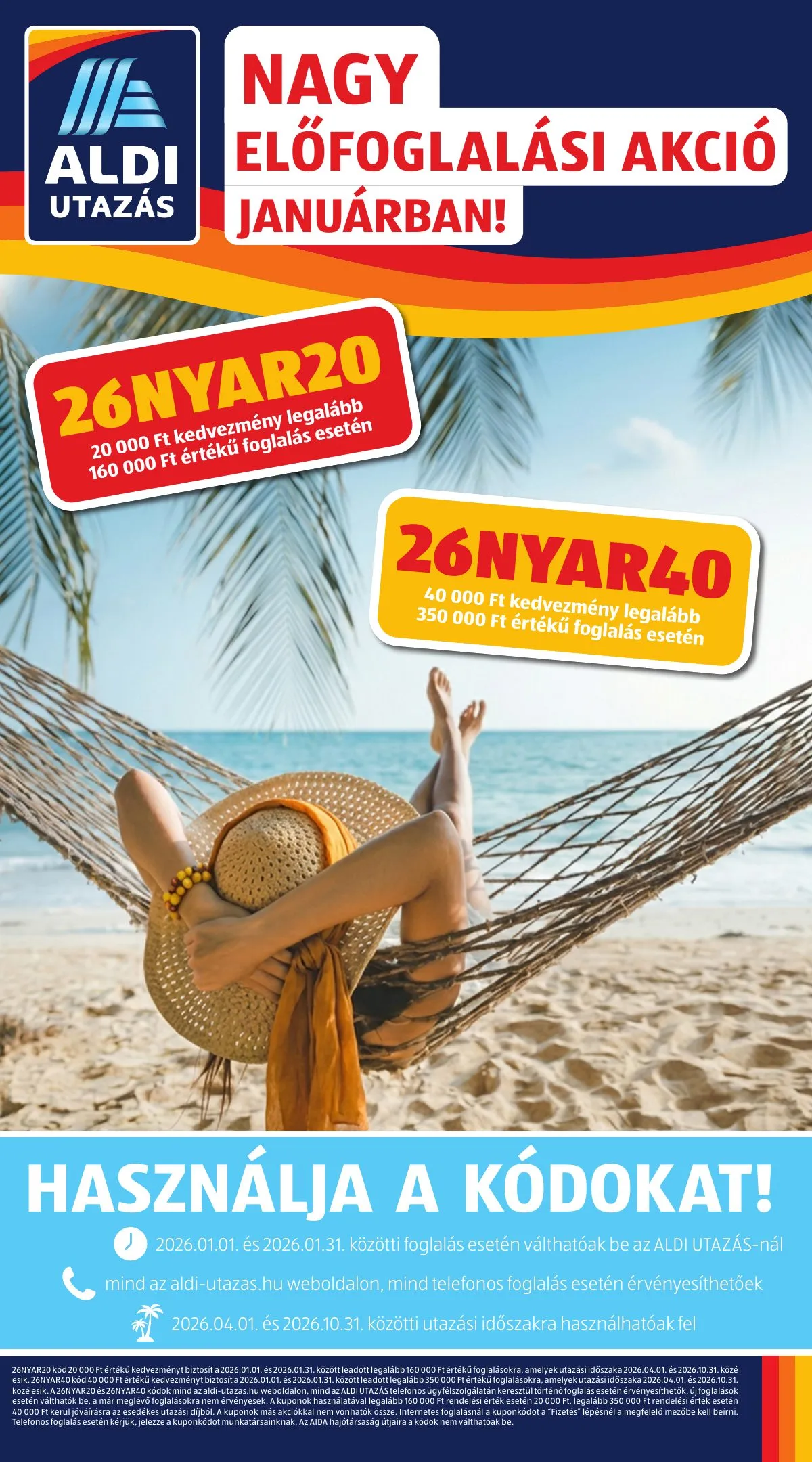 Aldi akciós újság Utazas 01.15–01.15